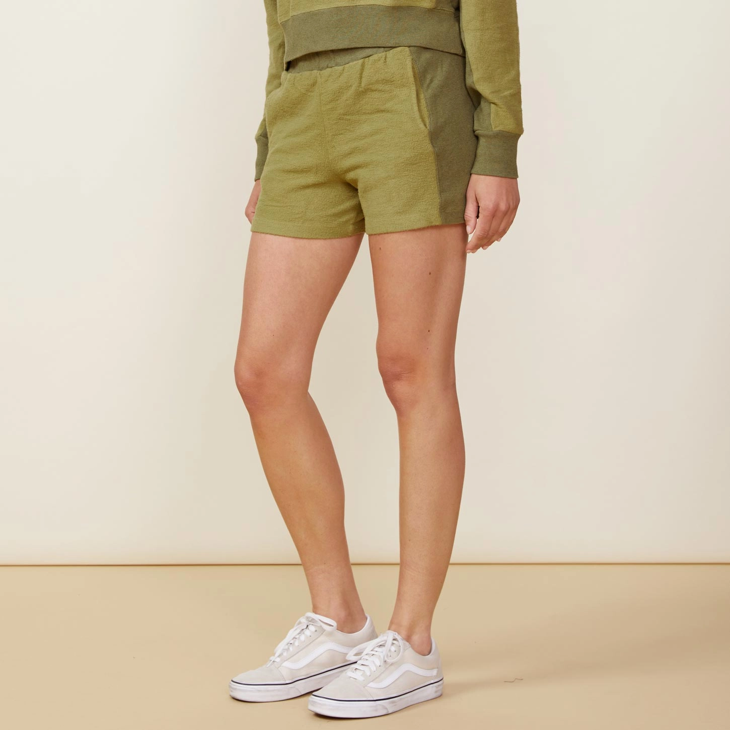 Soft Textures Fuzzy Fleece Shorts