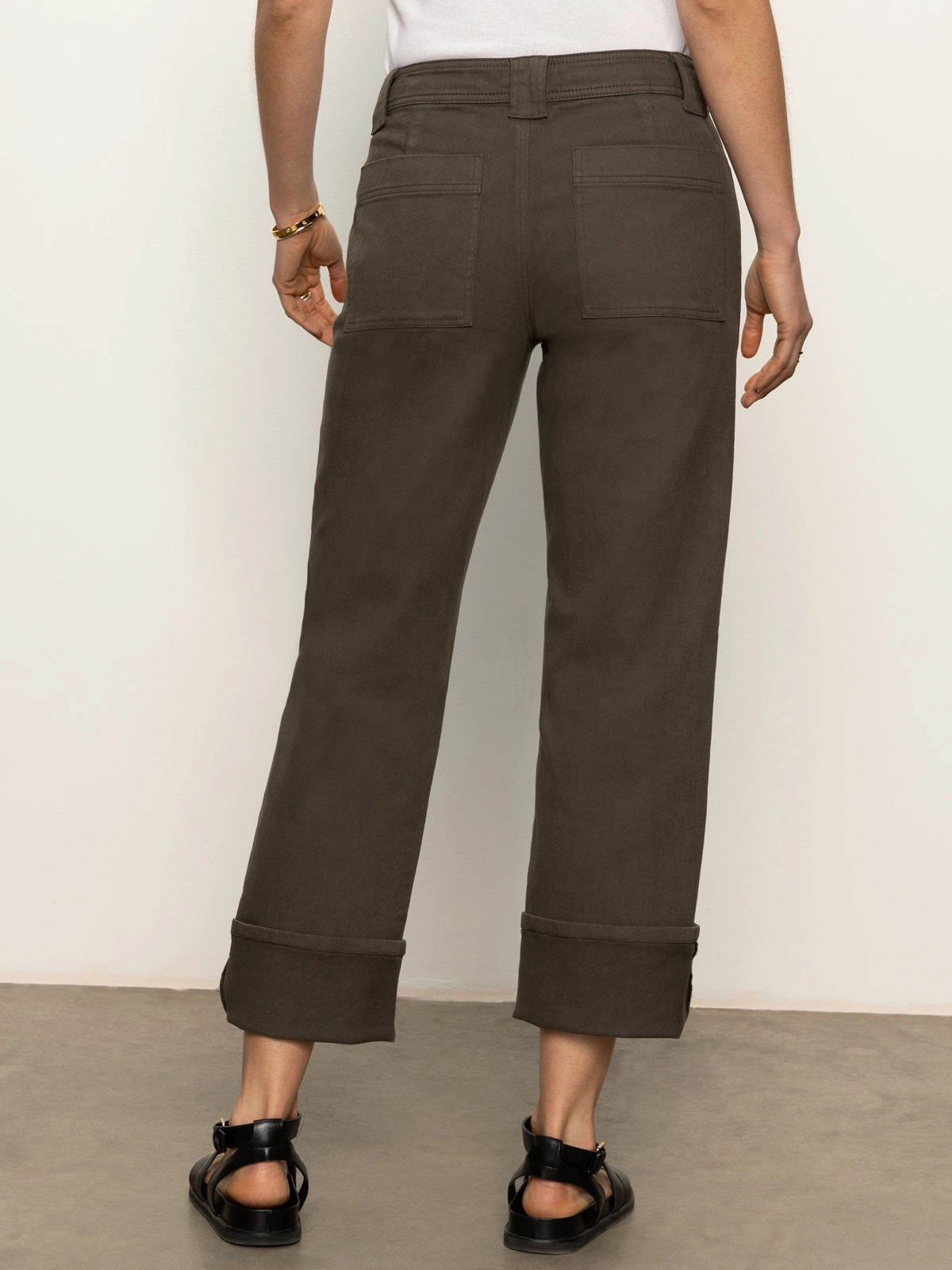 Soft Waist Luna Cuffed Standard Rise Jeans Kalamata