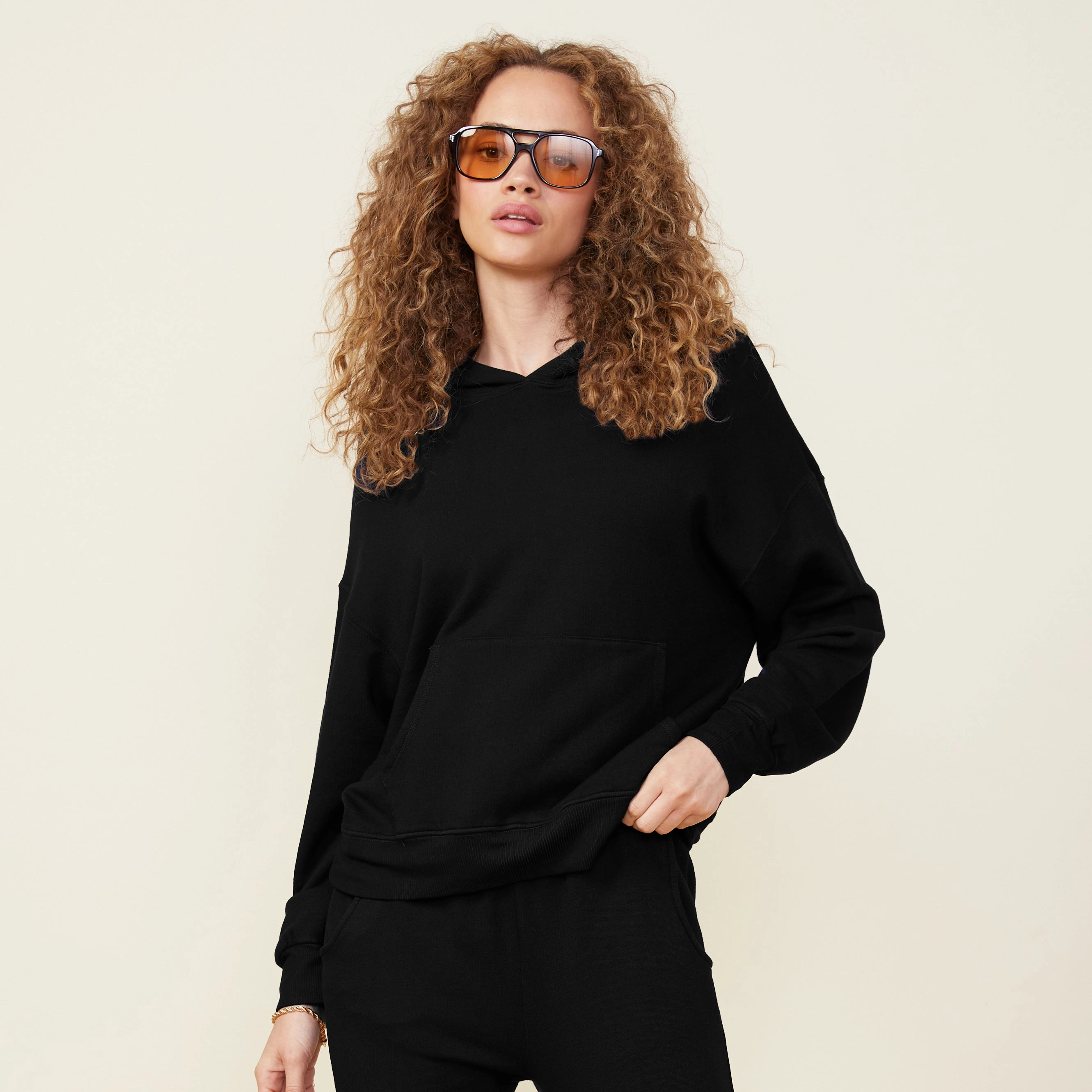 Softfleece Slouchy Pullover Figure Flattering