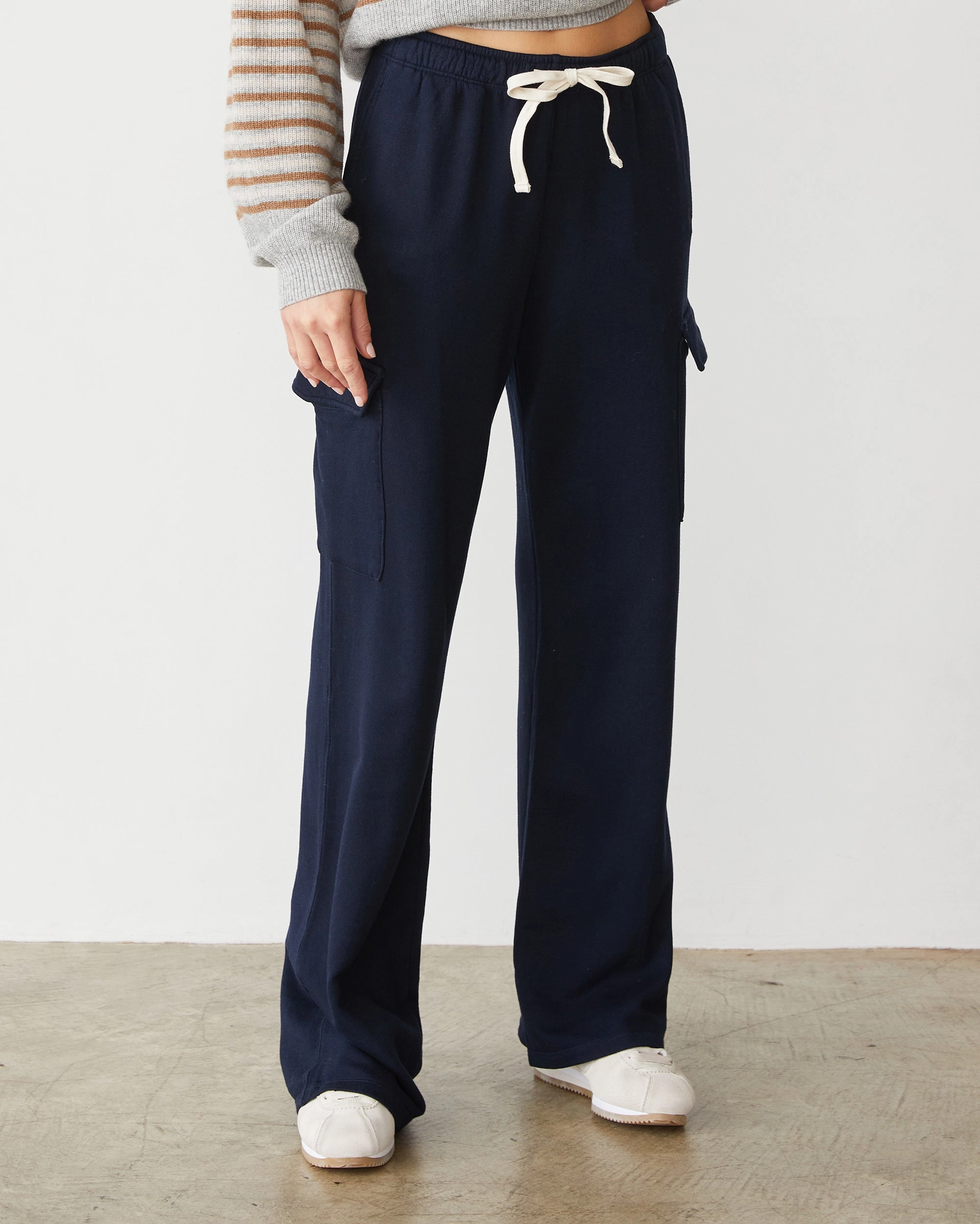 Spring Style Softfleece Straight Leg Cargo Sweat