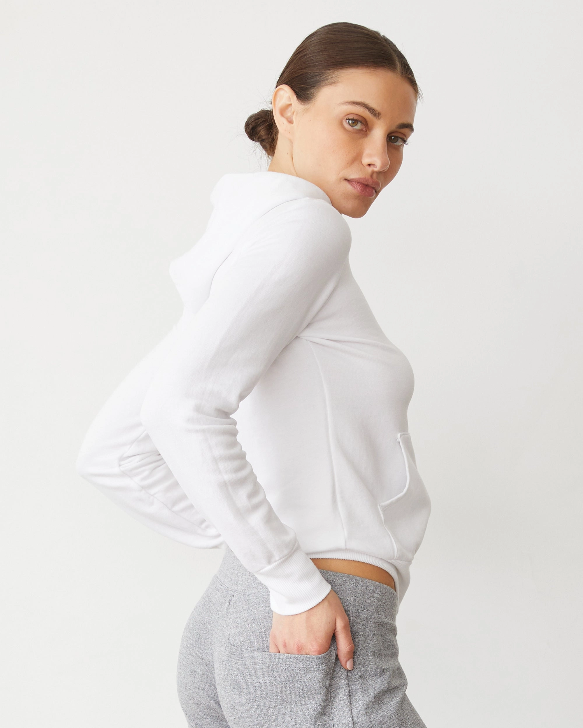 Softfleece Zip Up Hoody Essential Cut