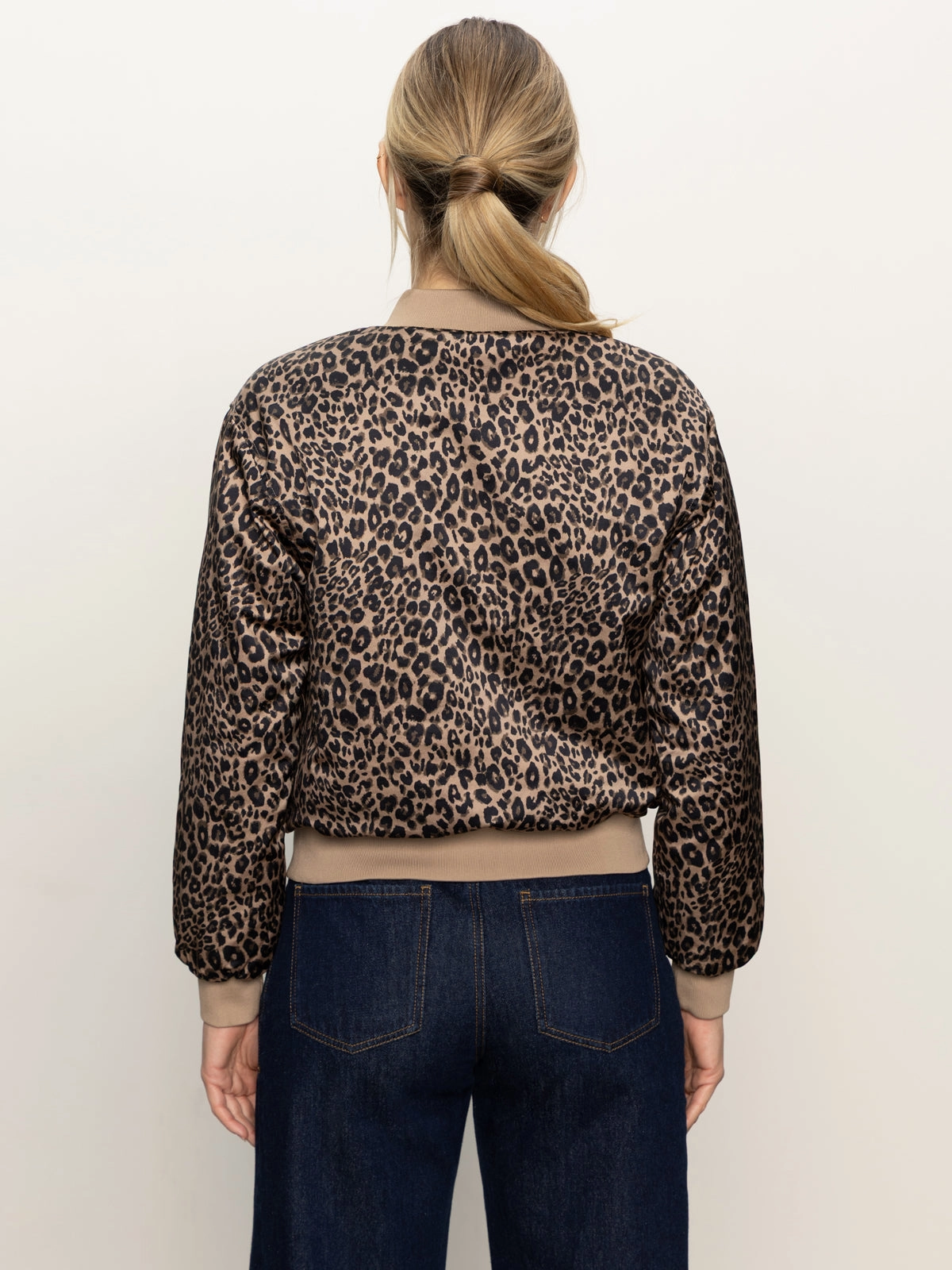 Sophisticated Look Monroe Sateen Bomber Jacket French Kitty