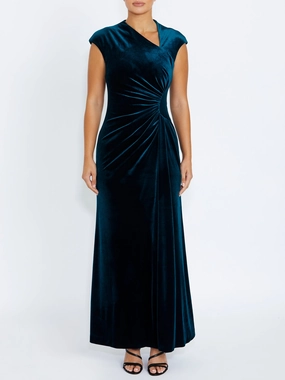 Breeze Grace Philomena Midnight Velour Gown