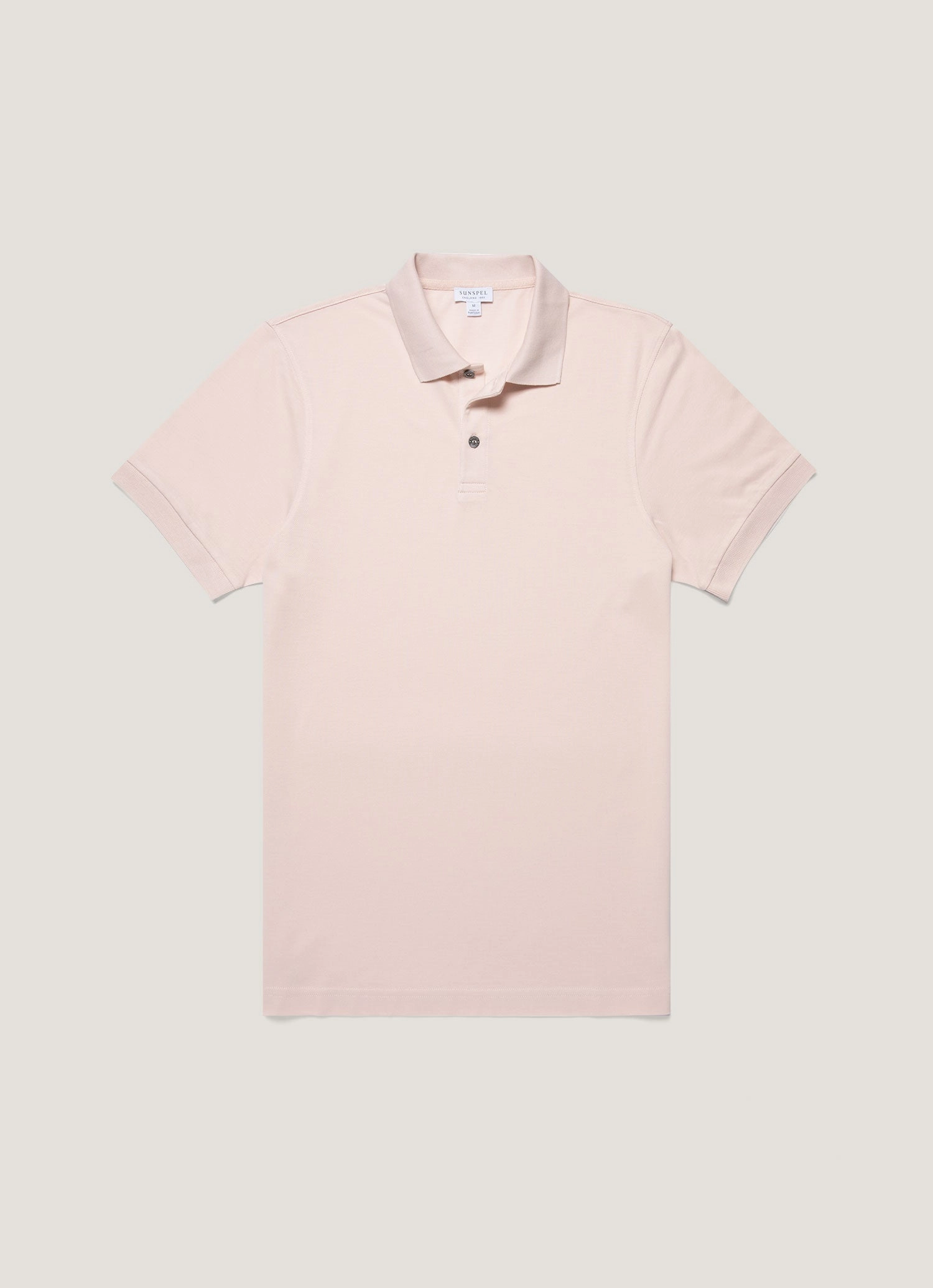 Smart Trend Style Men's Piqu?? Polo Shirt in Pastel Pink