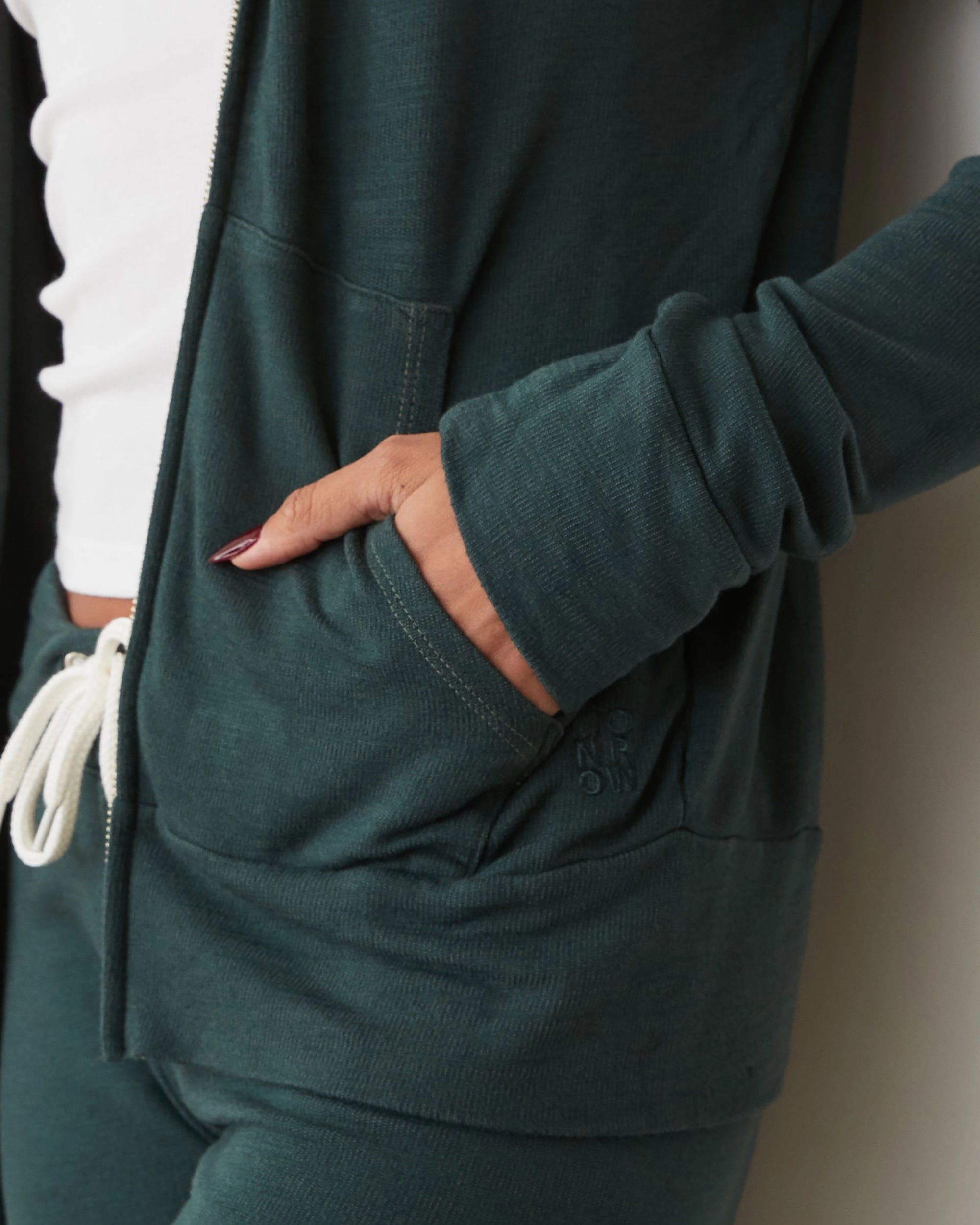 Sporty Look Supersoft Zip Up Hoody