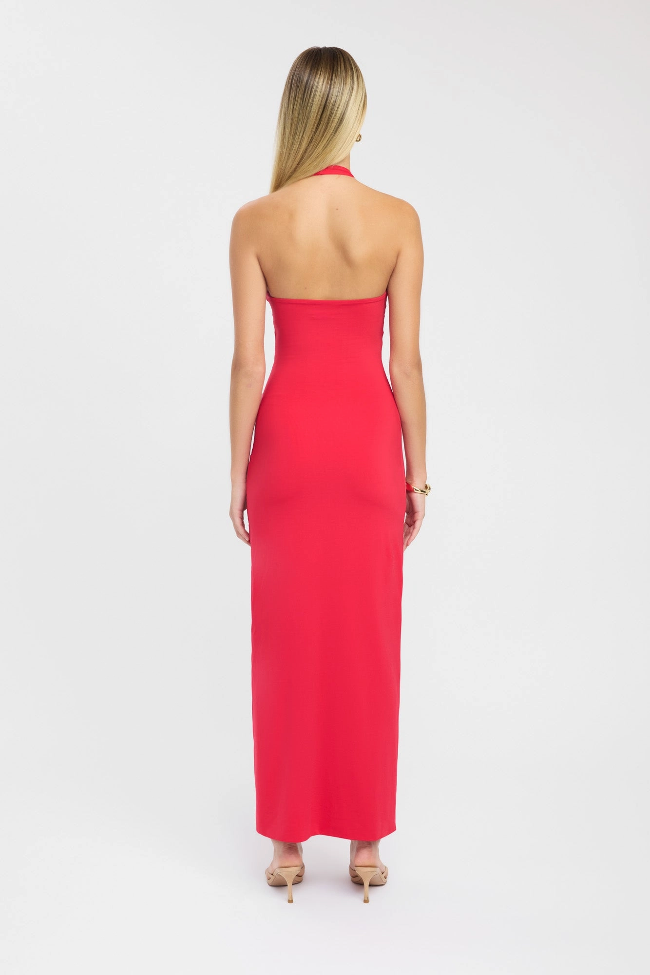 Stella Halter Maxi Dress Romantic Style