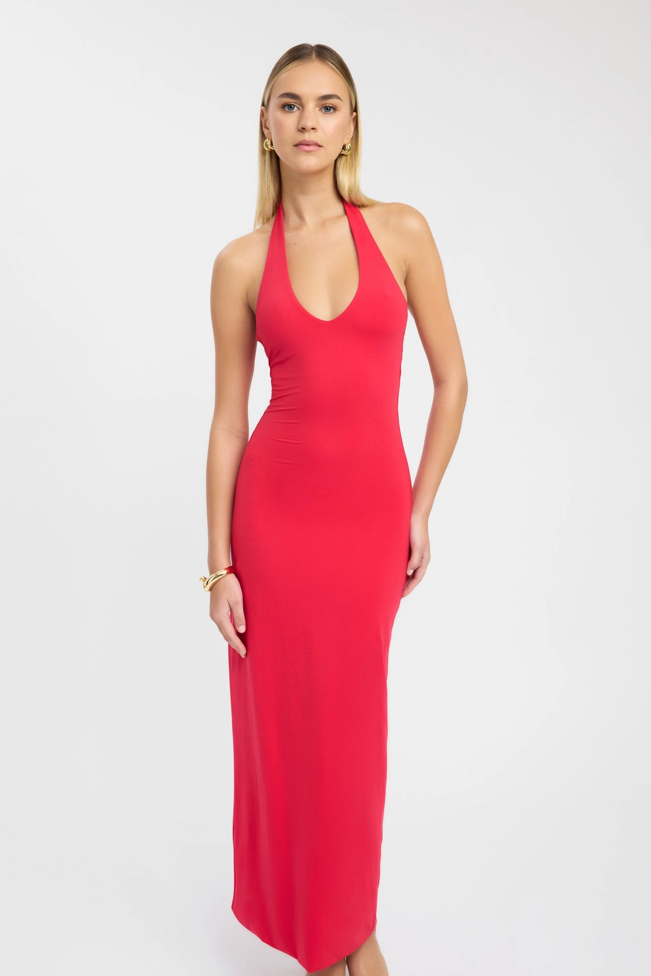 Stella Halter Maxi Dress Romantic Style