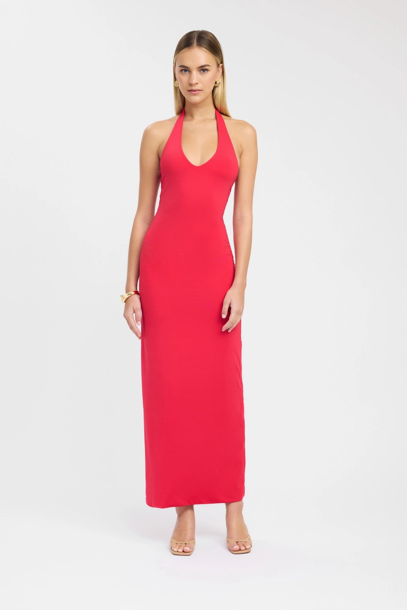 Stella Halter Maxi Dress Romantic Style