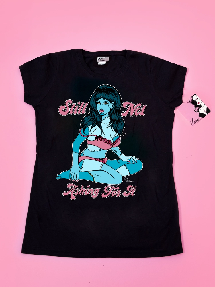 Still Not Asking For It T-shirt - Vixen by Micheline Pitt Relaxed Layer Fit