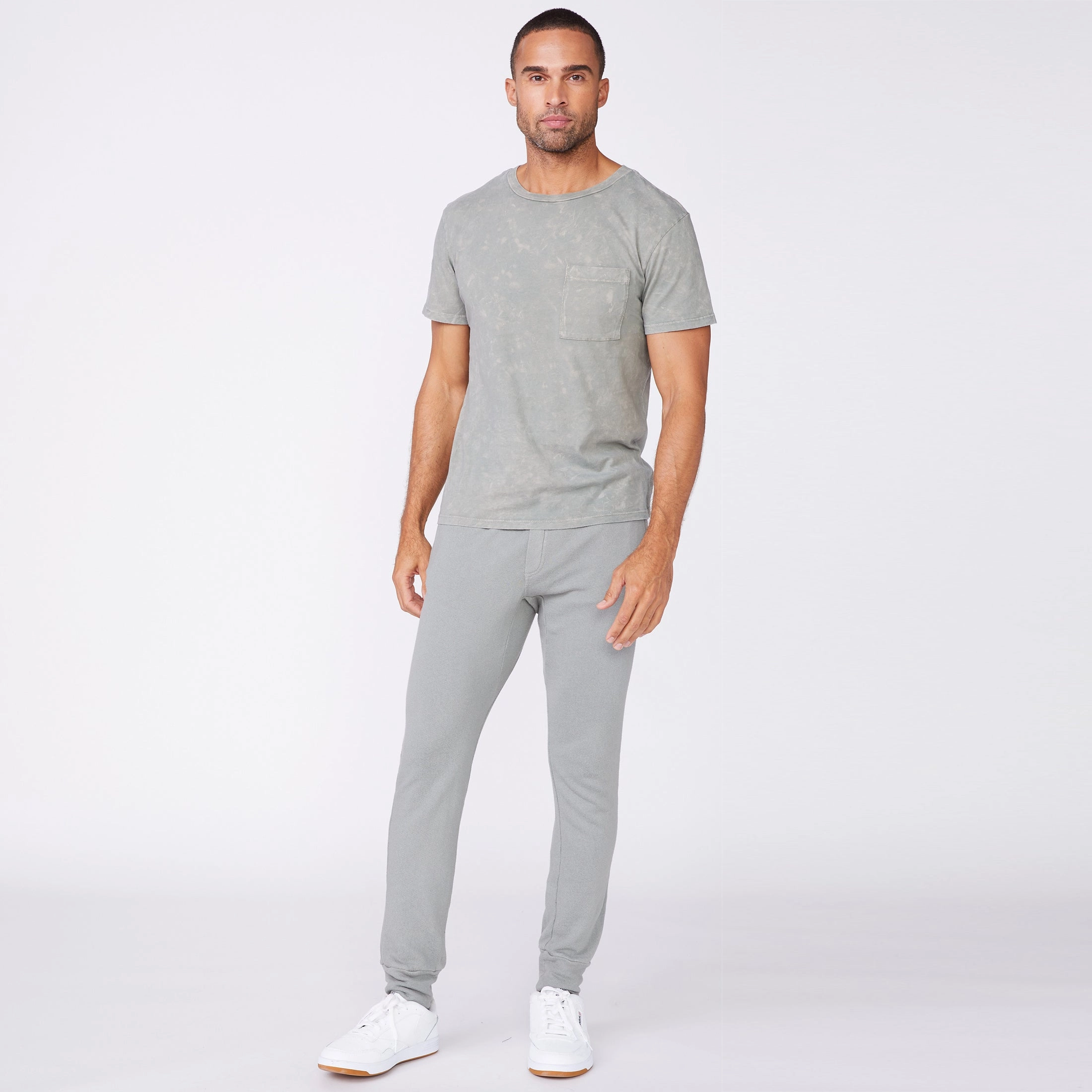 Stone Wash Relaxed Pocket Crew Premium Vibe