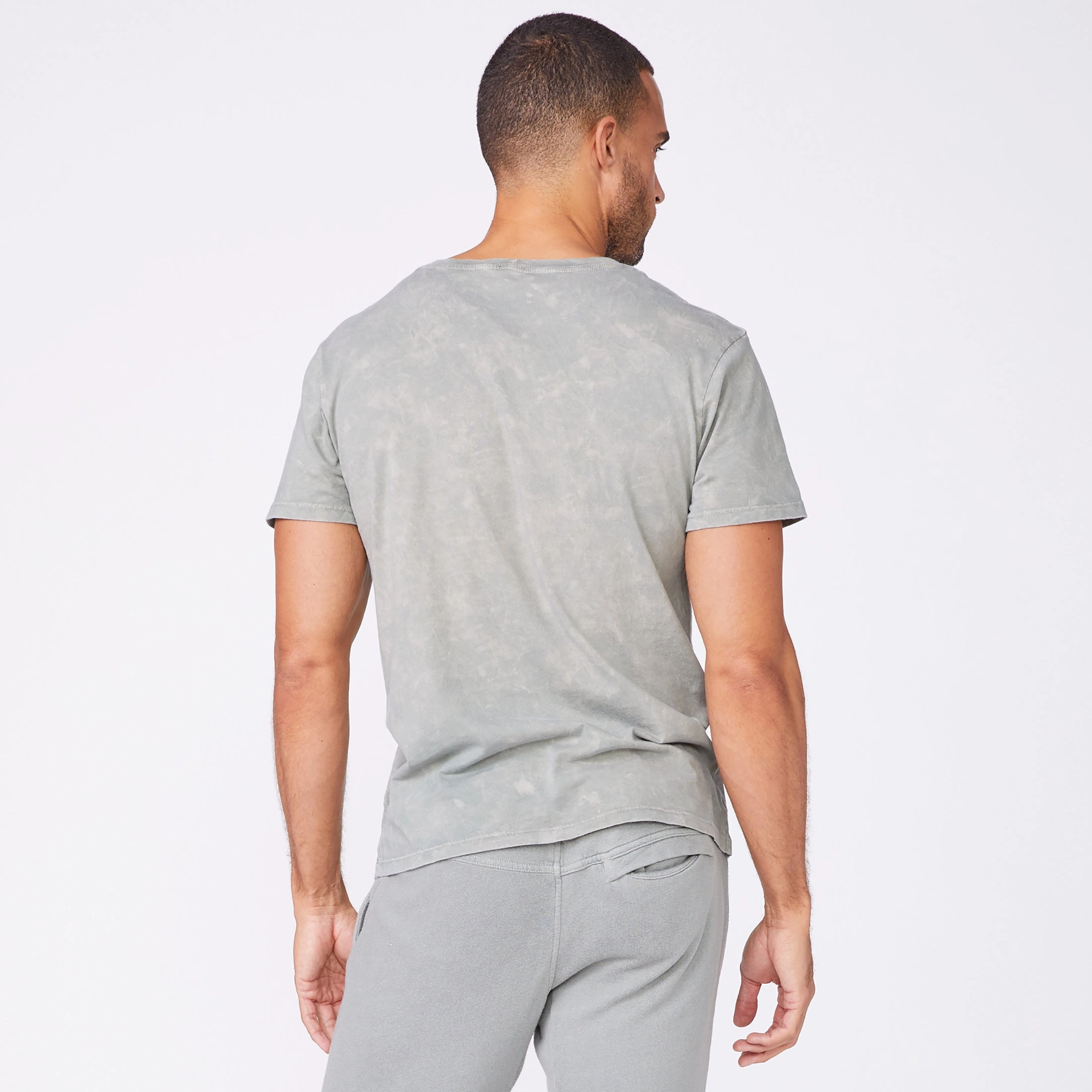 Stone Wash Relaxed Pocket Crew Premium Vibe