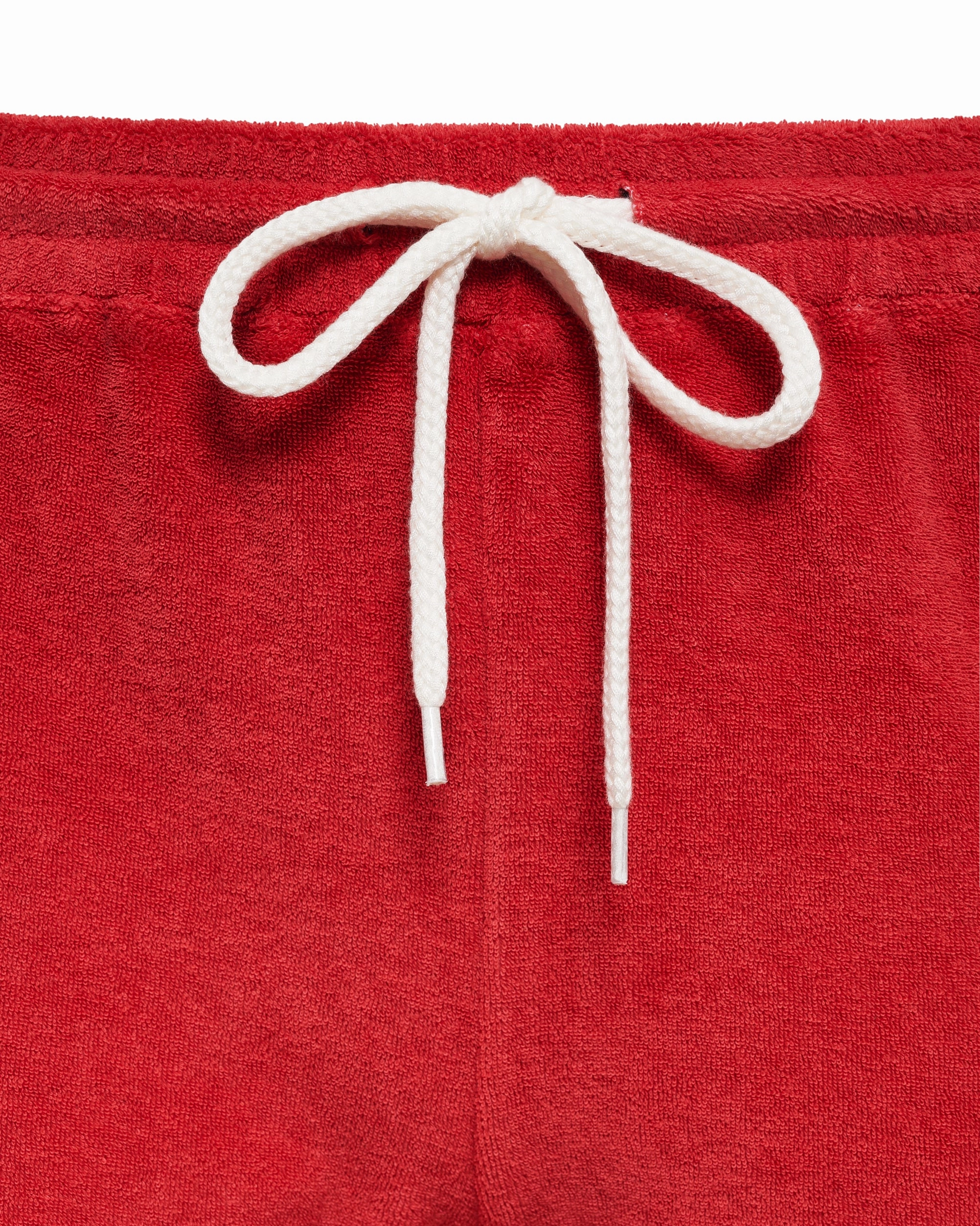 Straight Leg Terry Cloth Crop Pant