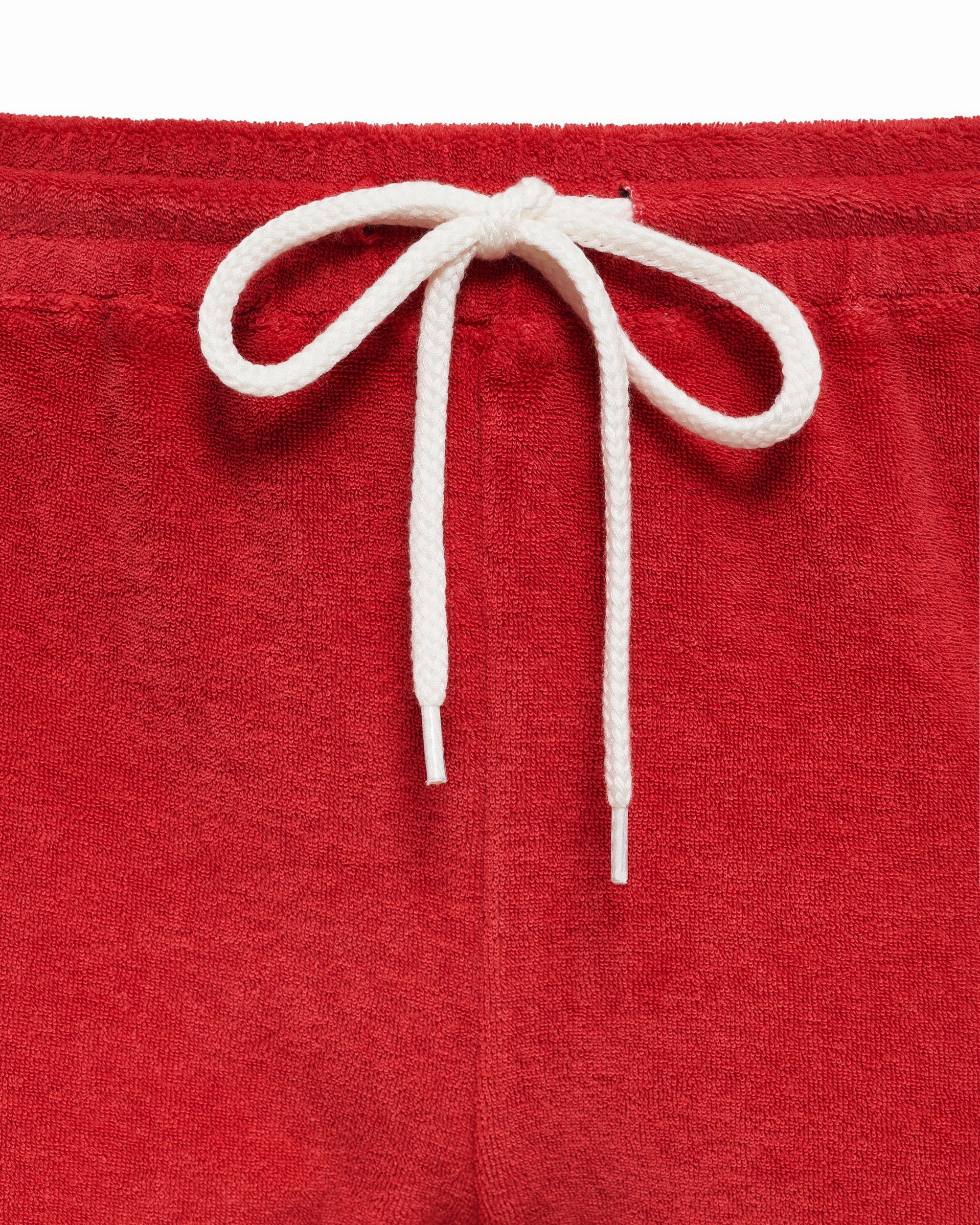 Straight Leg Terry Cloth Crop Pant