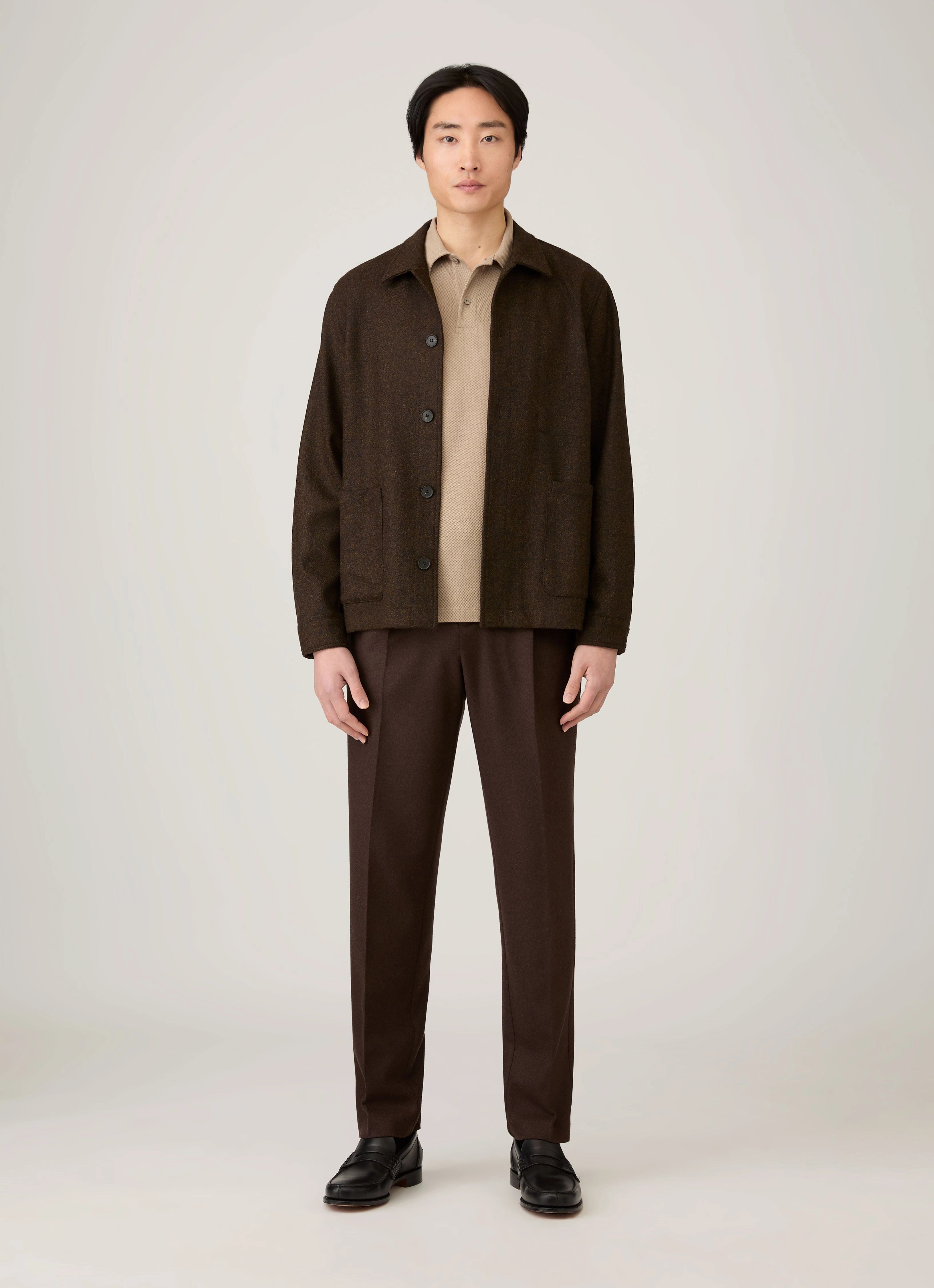 Street Fit Men's Riviera Polo Shirt in Mink