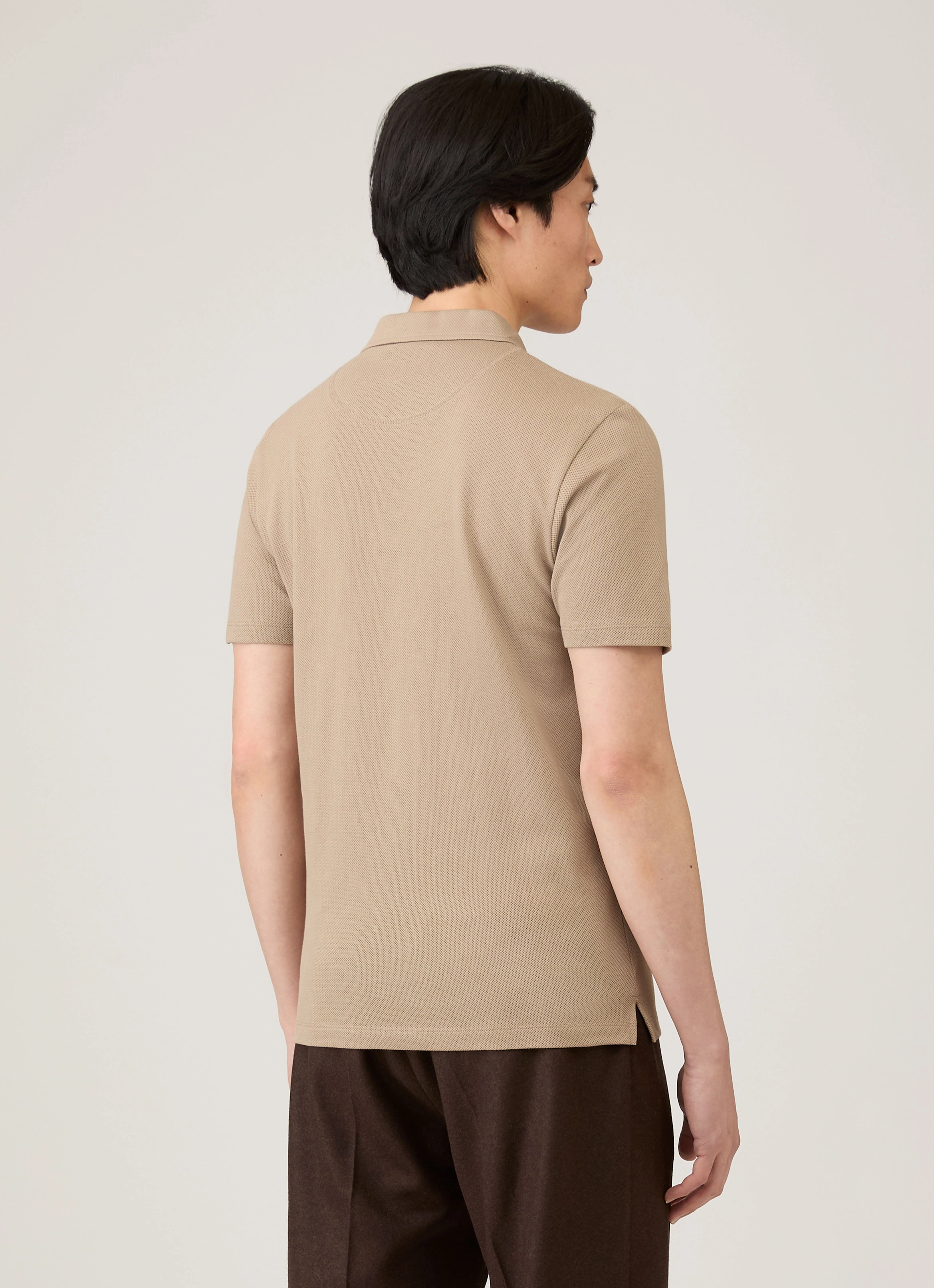 Street Fit Men's Riviera Polo Shirt in Mink