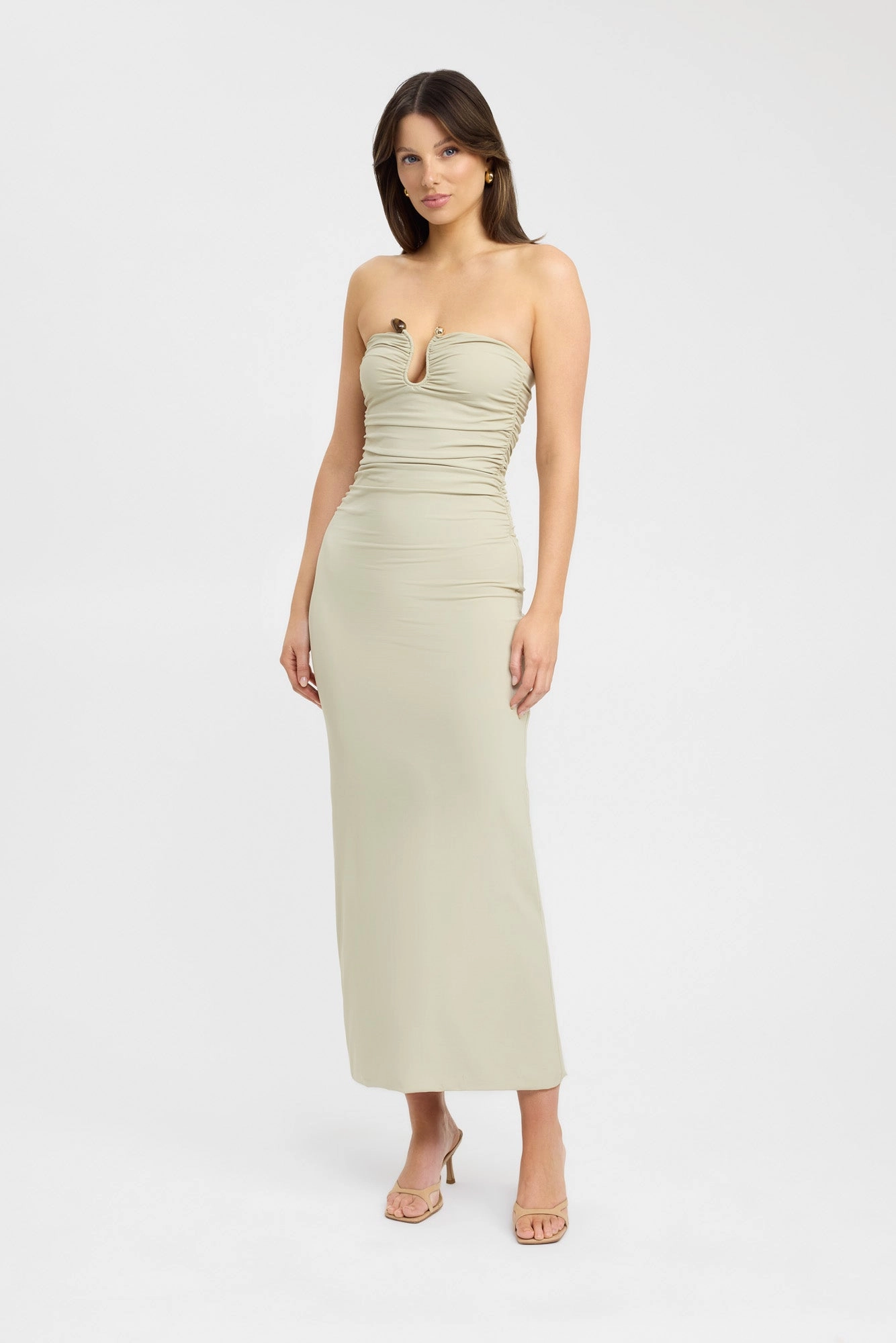 Street Luxe Tayla Trim Maxi Dress