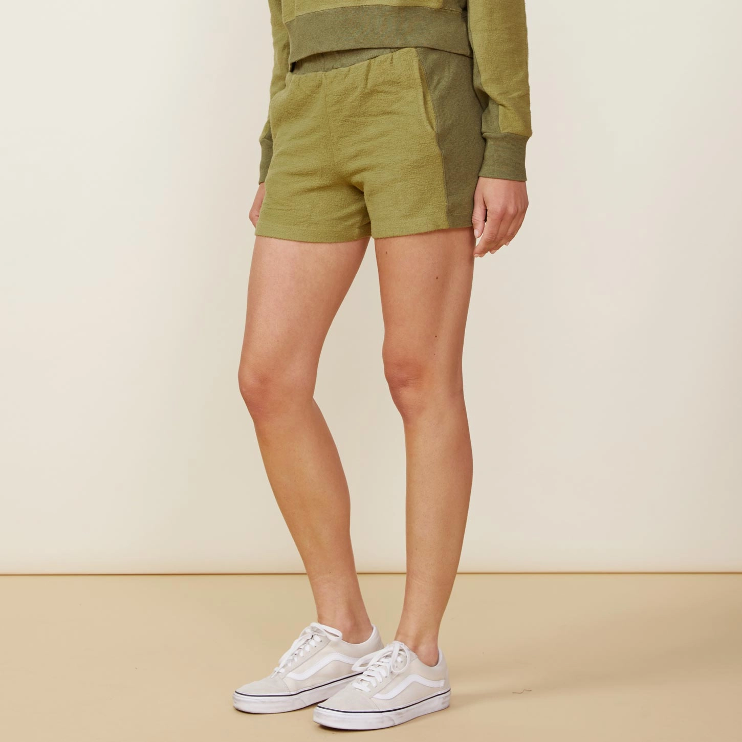 Street Style Fuzzy Fleece Shorts