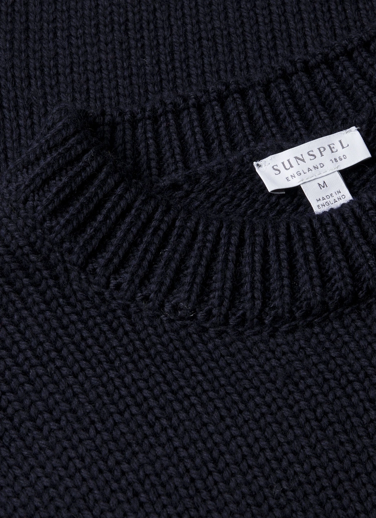 Street Style Men's Fisherman Jumper in Navy