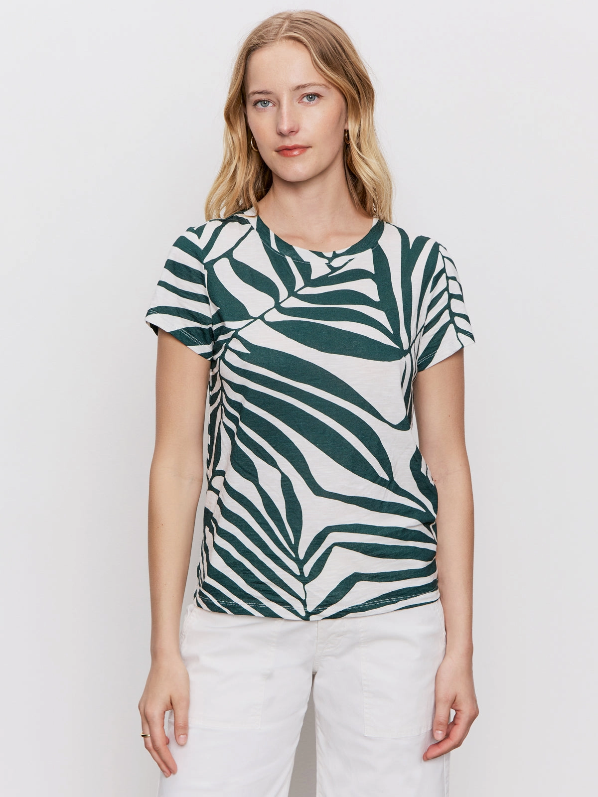 The Perfect Tee Green Oasis Chic Look Timeless Outfit Style