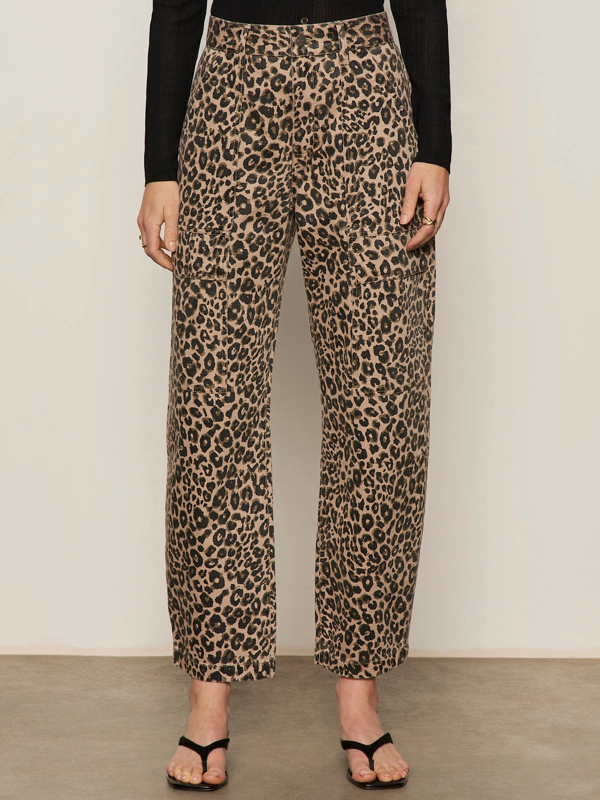 Wrinkle-resistant fabric Boyfriend Utility Pant French Kitty