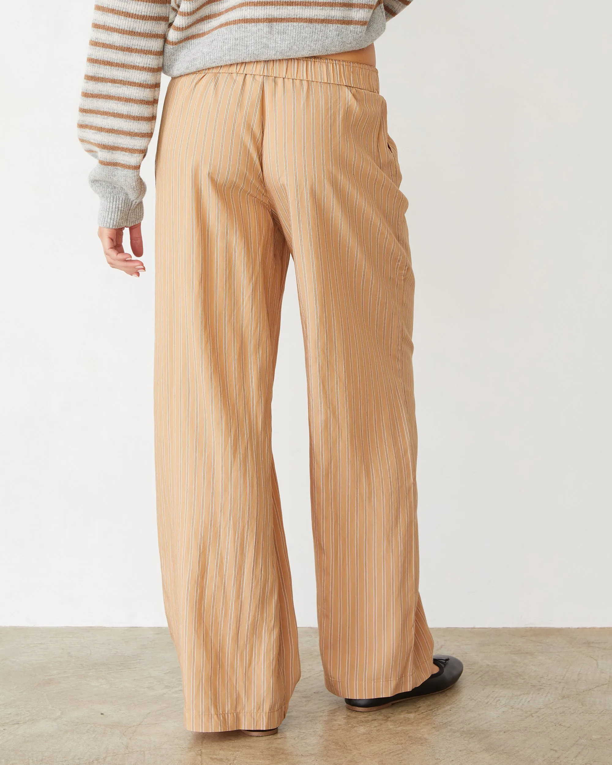 Stripe Poplin Boxer Pants Cycling
