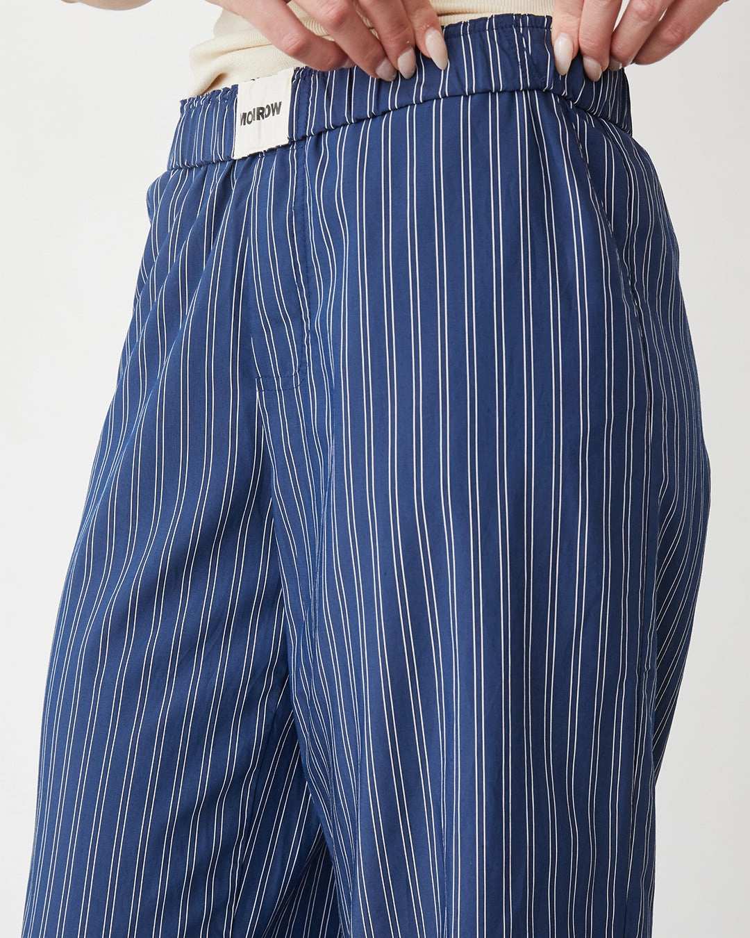 Stripe Poplin Boxer Pants cute