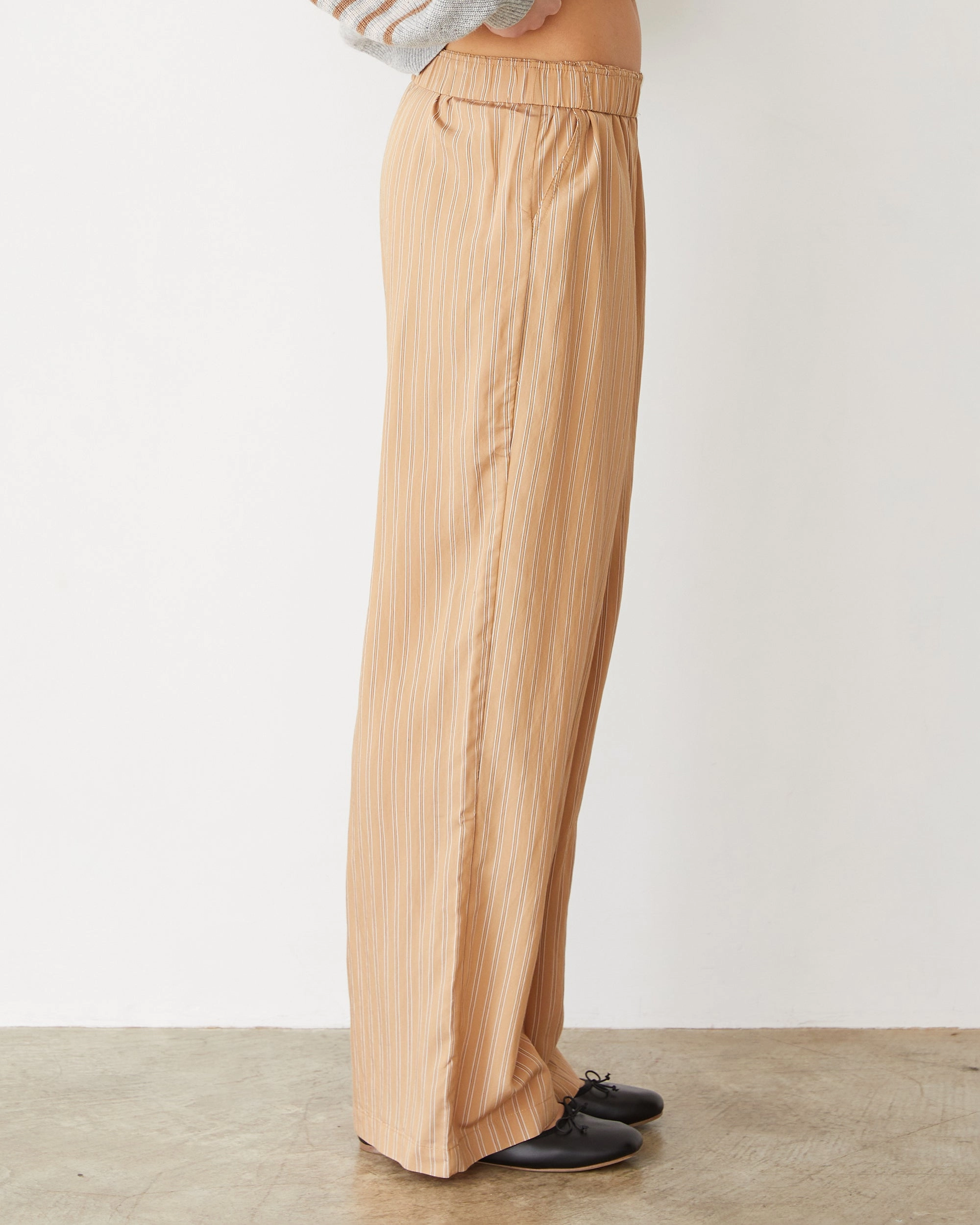 Stripe Poplin Boxer Pants professional quality