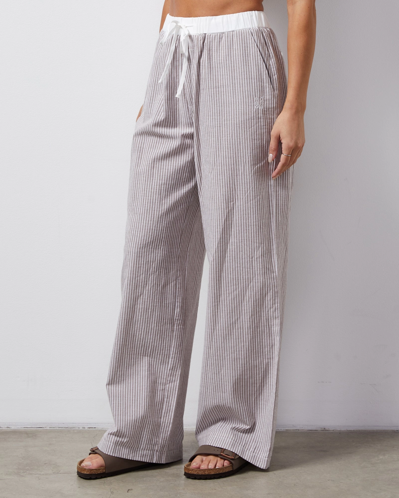 Stripe Poplin Pant Unique
