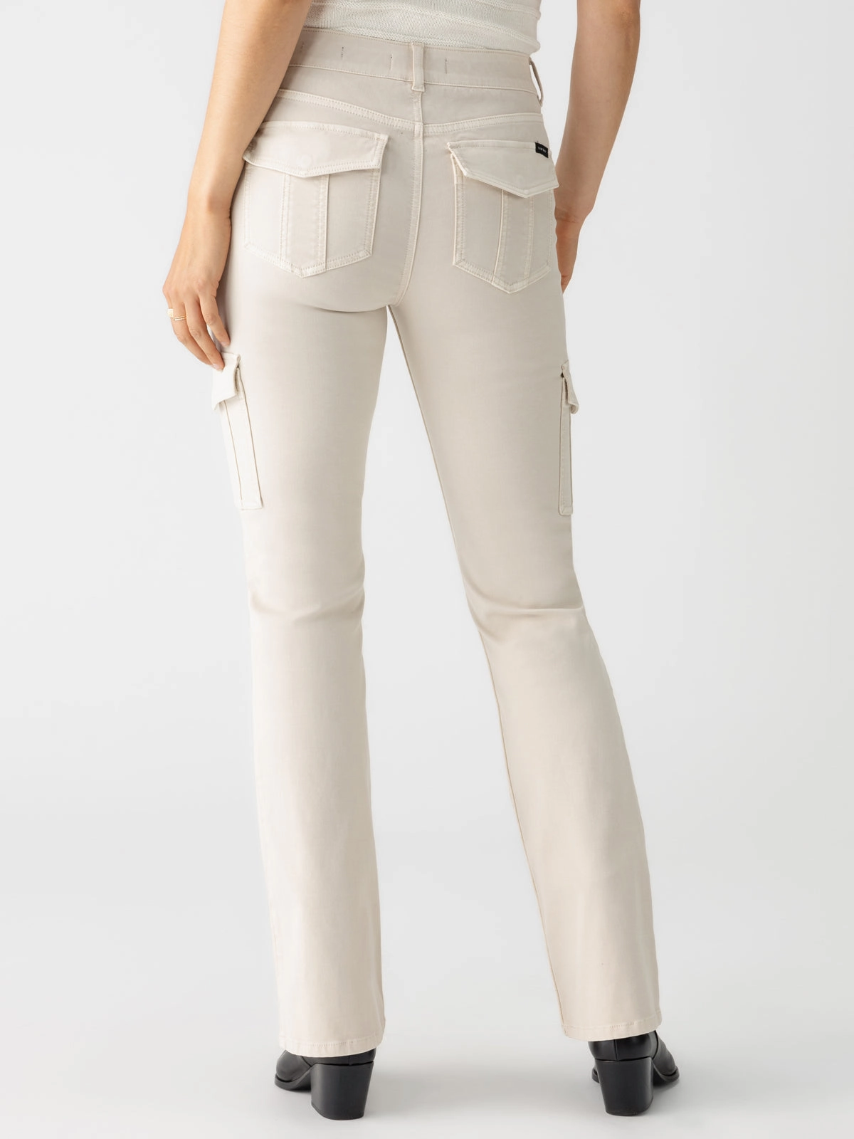 Striped Sculpted Hayden Bootcut Standard Rise Pant Toasted Almond