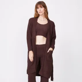 Luxury Parent Smart Meeting Plush Sweater Robe