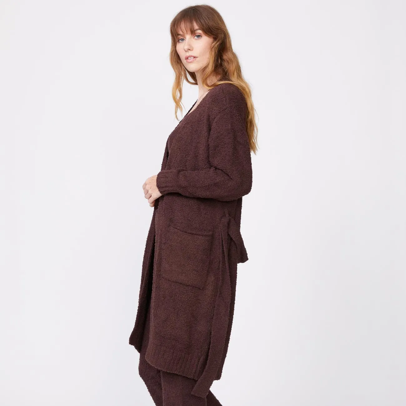 Structured Quality Plush Sweater Robe