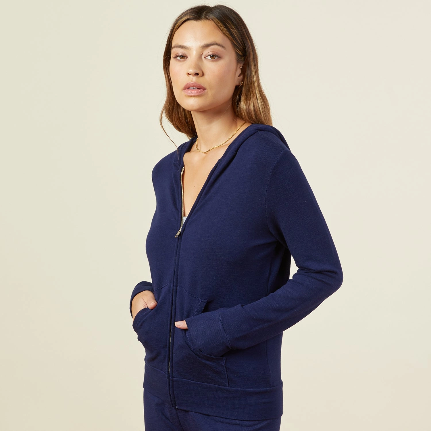 Structured Fit Supersoft Zip Up Hoody