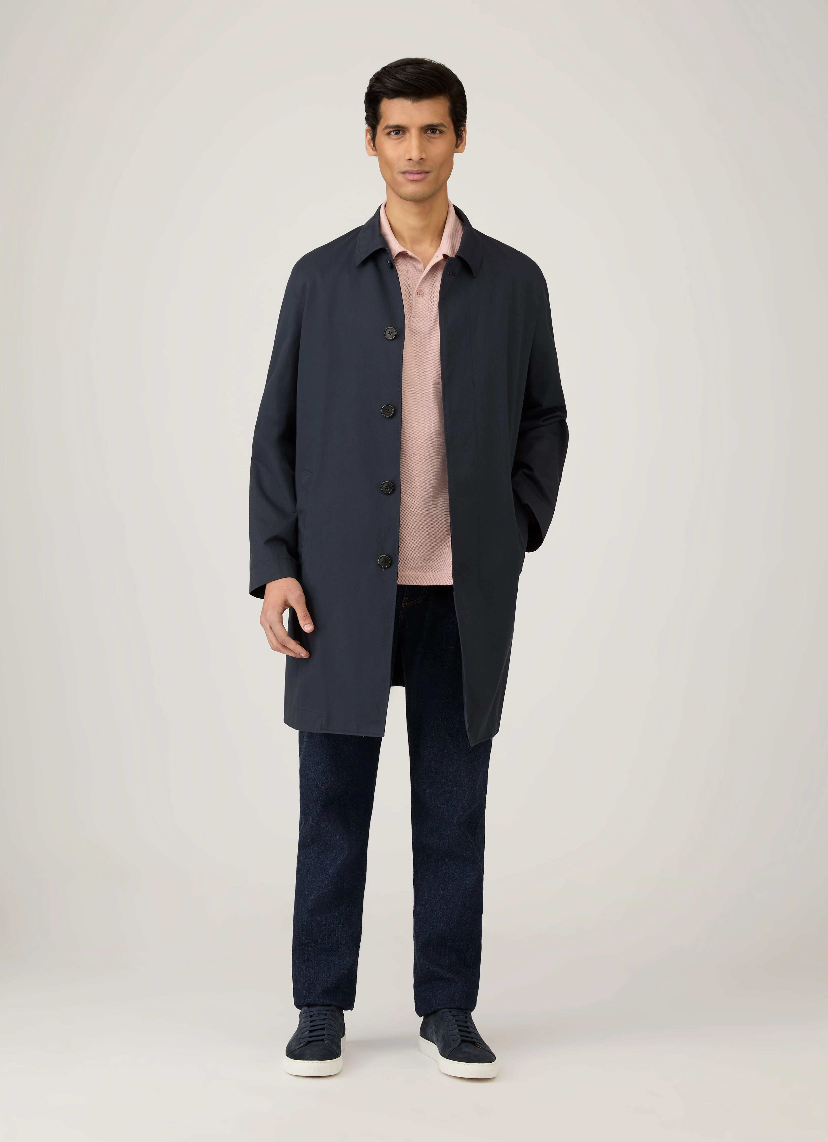 Style Fit Men's Riviera Polo Shirt in Pale Pink