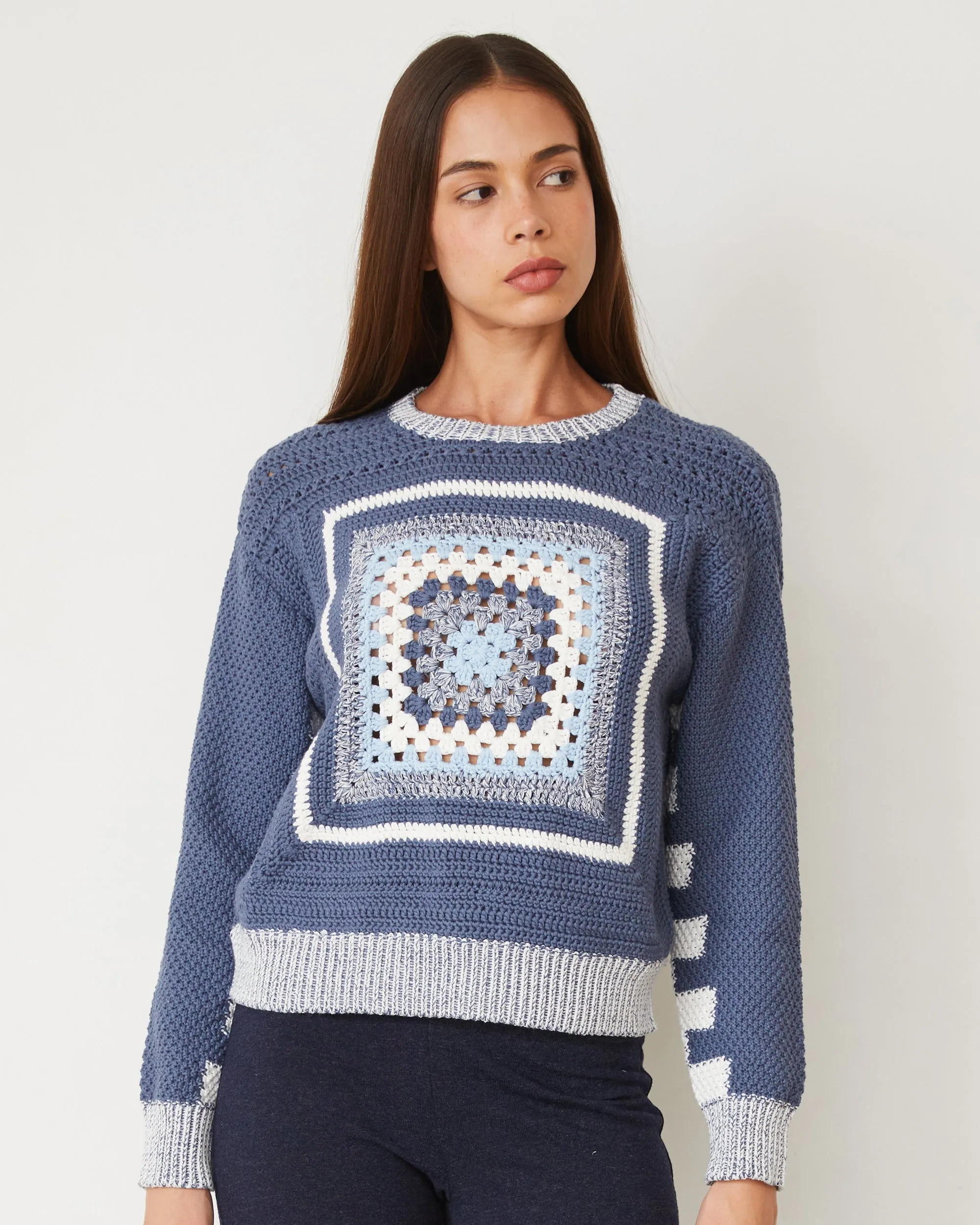 Stylish Chic Vibe Crochet Pullover Sweater