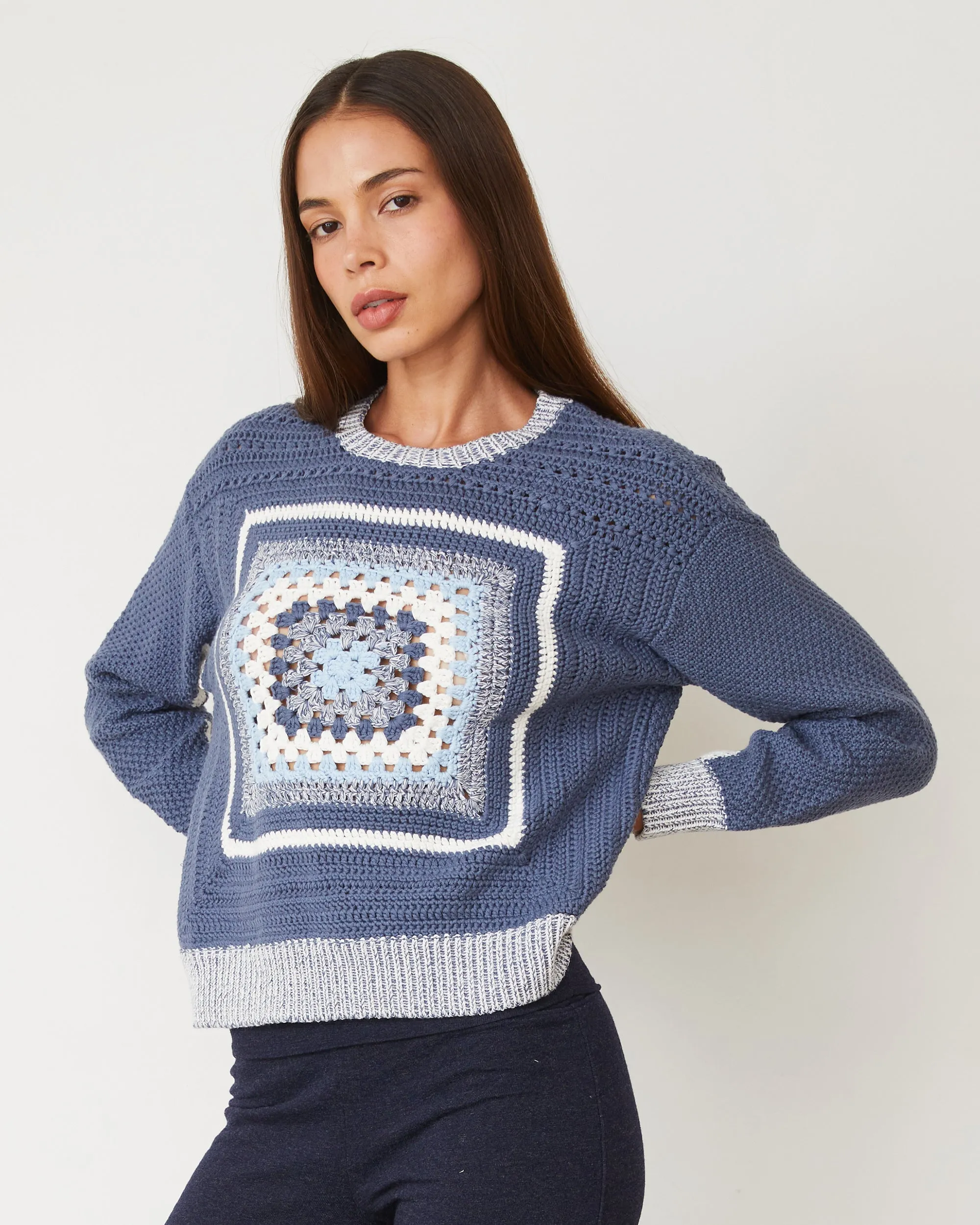 Stylish Chic Vibe Crochet Pullover Sweater