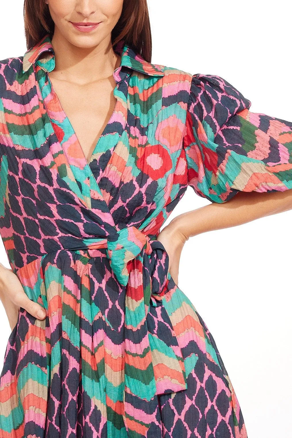 Stylish Dress Zophia Dress - Vegas Volt