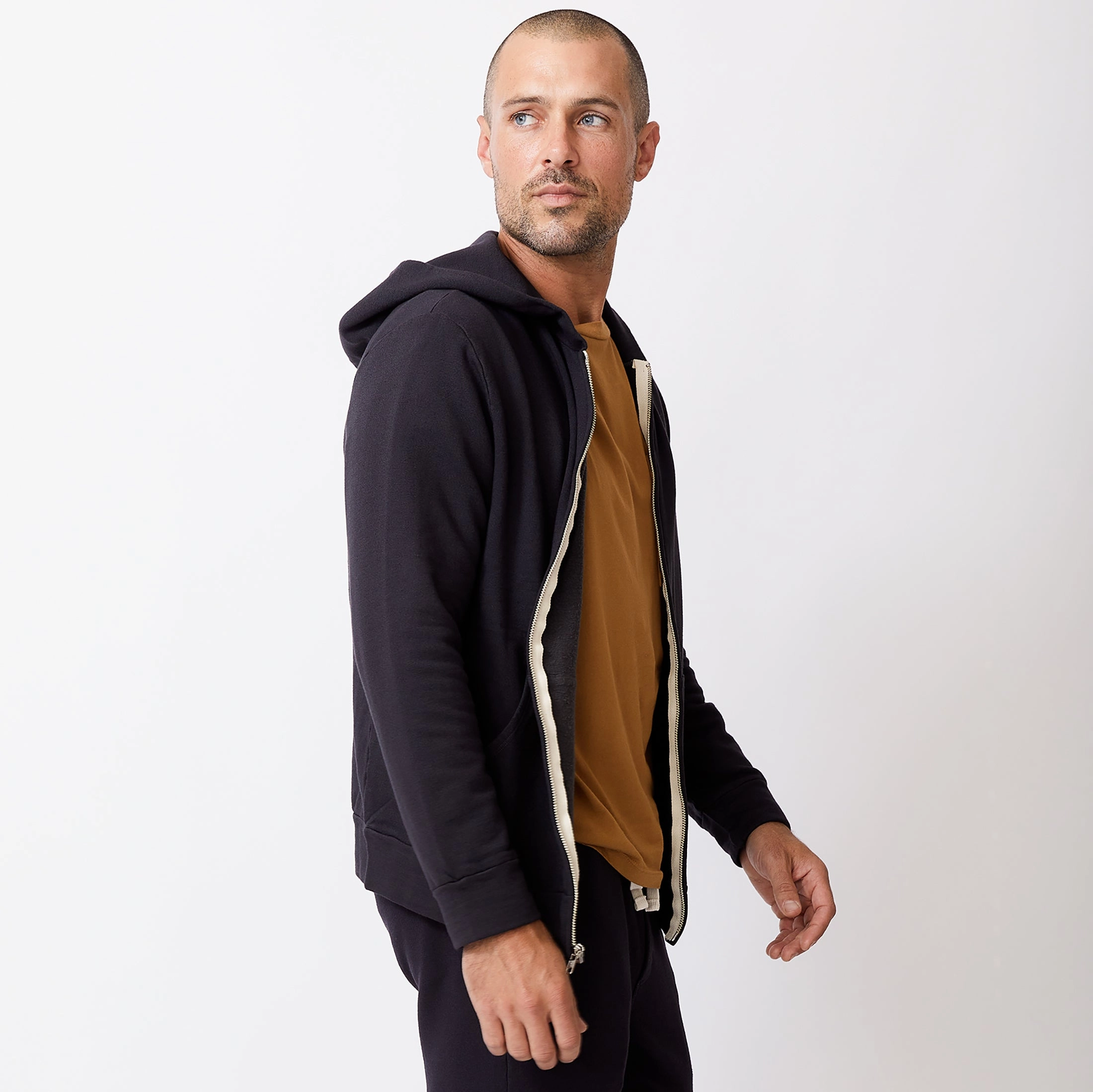 Stylish Edge Supersoft Fleece Zip Up Hoody