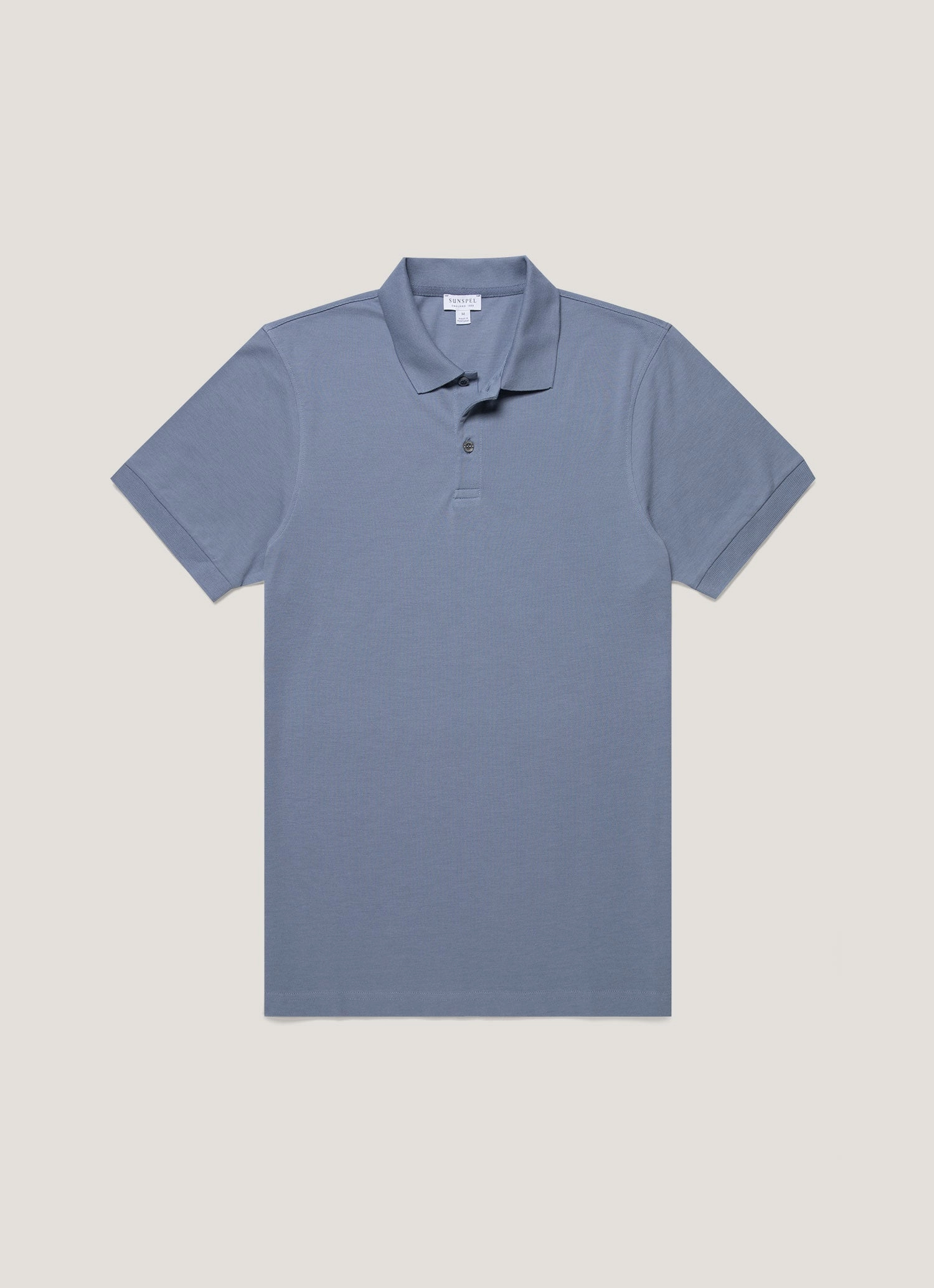 Travel Fashion Weekend Casual Men's Piqu?? Polo Shirt in Vintage Blue