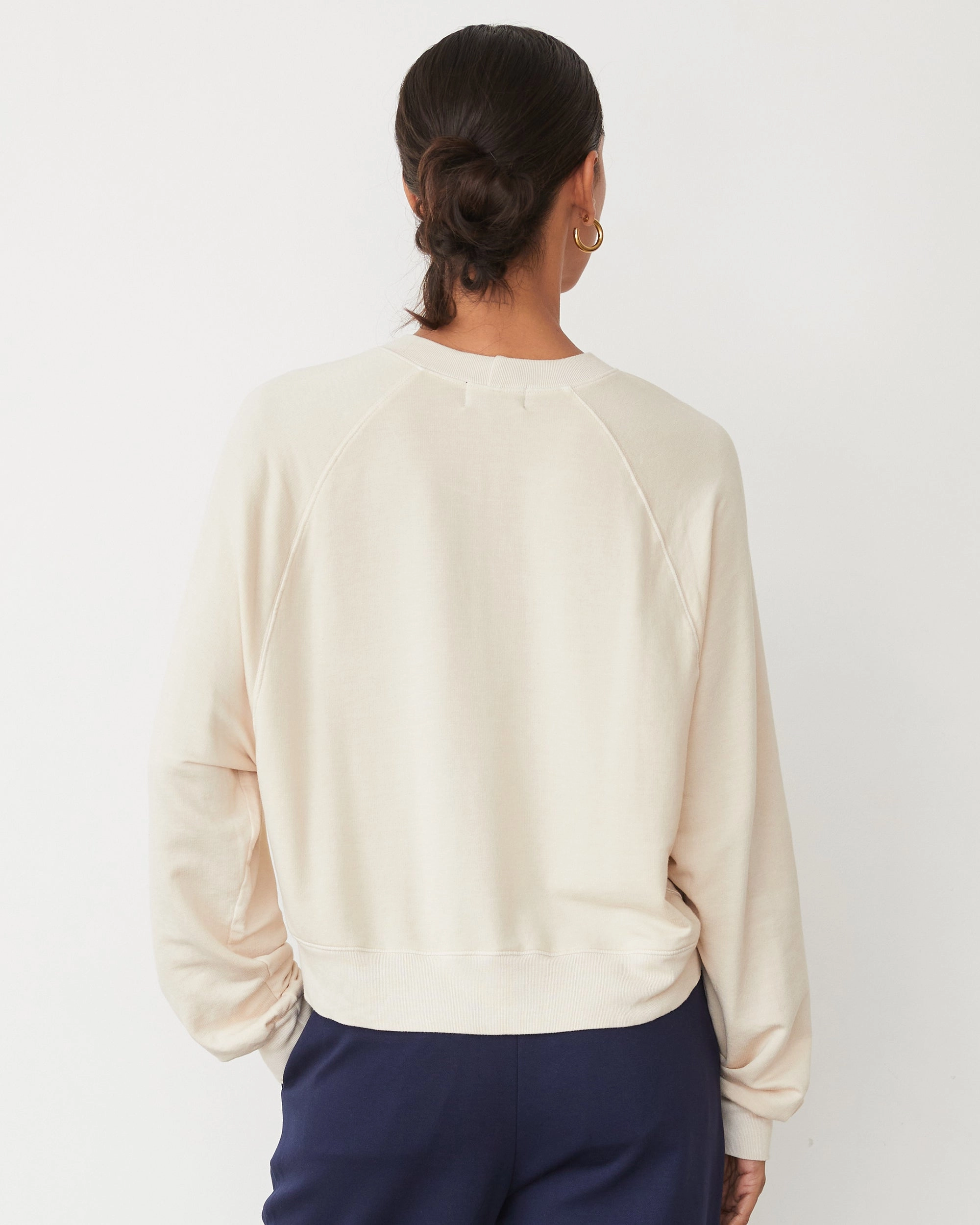 Stylish Touch Softfleece Crop Crew Sweatshirt