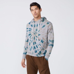 Kaleidoscope Tie Dye Slouchy Pullover Hoody Refined Campus