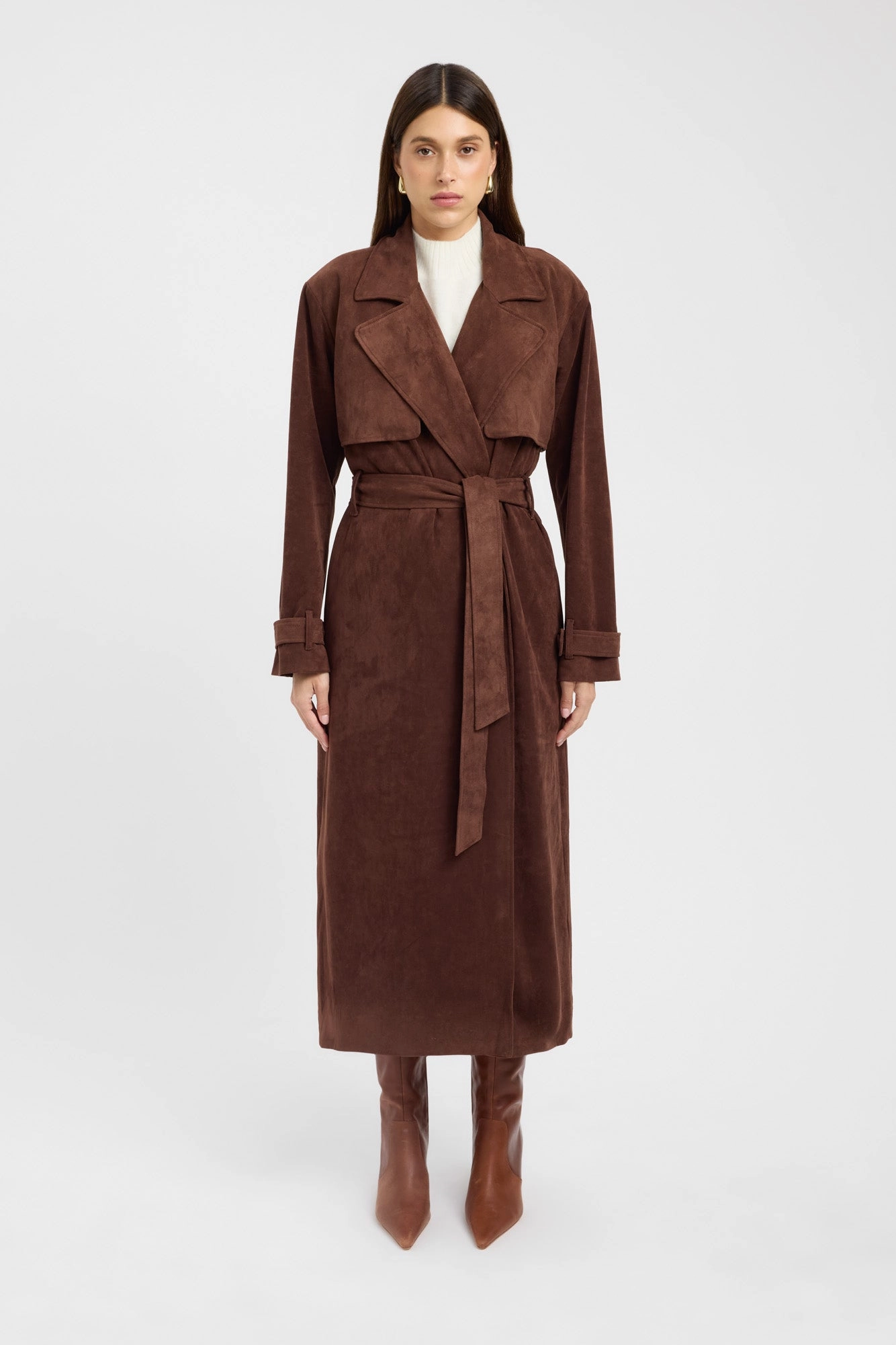 Suki Trench Coat morning jog