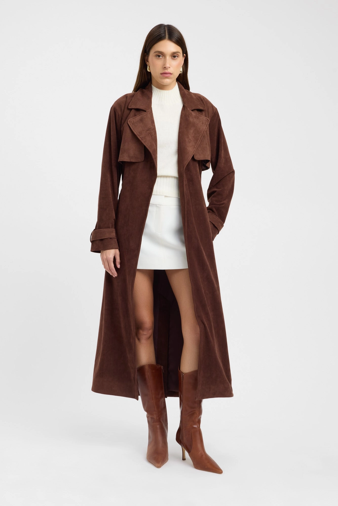 Suki Trench Coat Raincoat Style Chic Puffer Jacket
