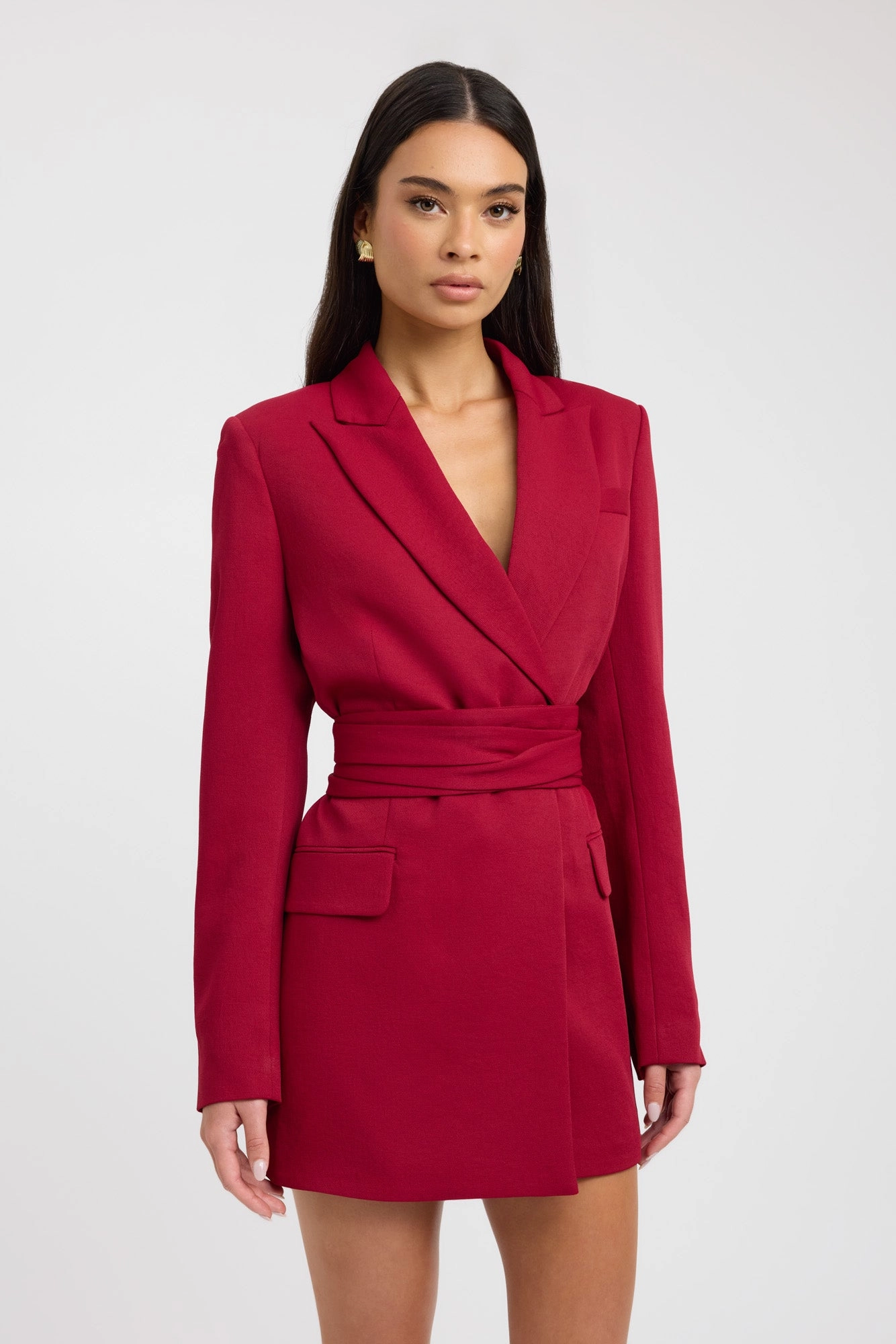 Summer Ready Oyster Blazer Dress