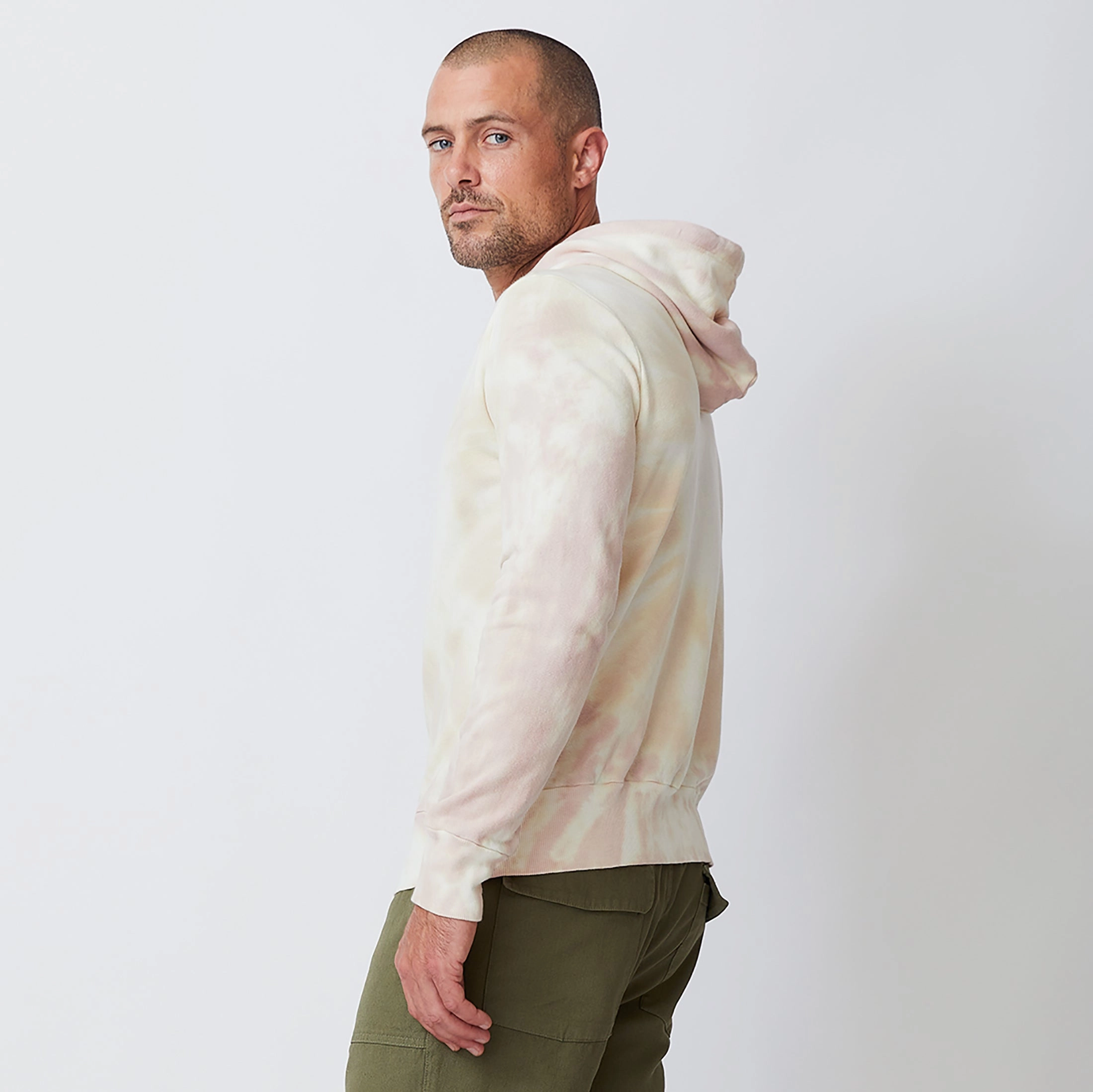 Sunburst Tie Dye Pullover Hoody Bold Trend