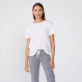 Effortless Comfort Super Fine Jersey Oversized Crew Neck Tee