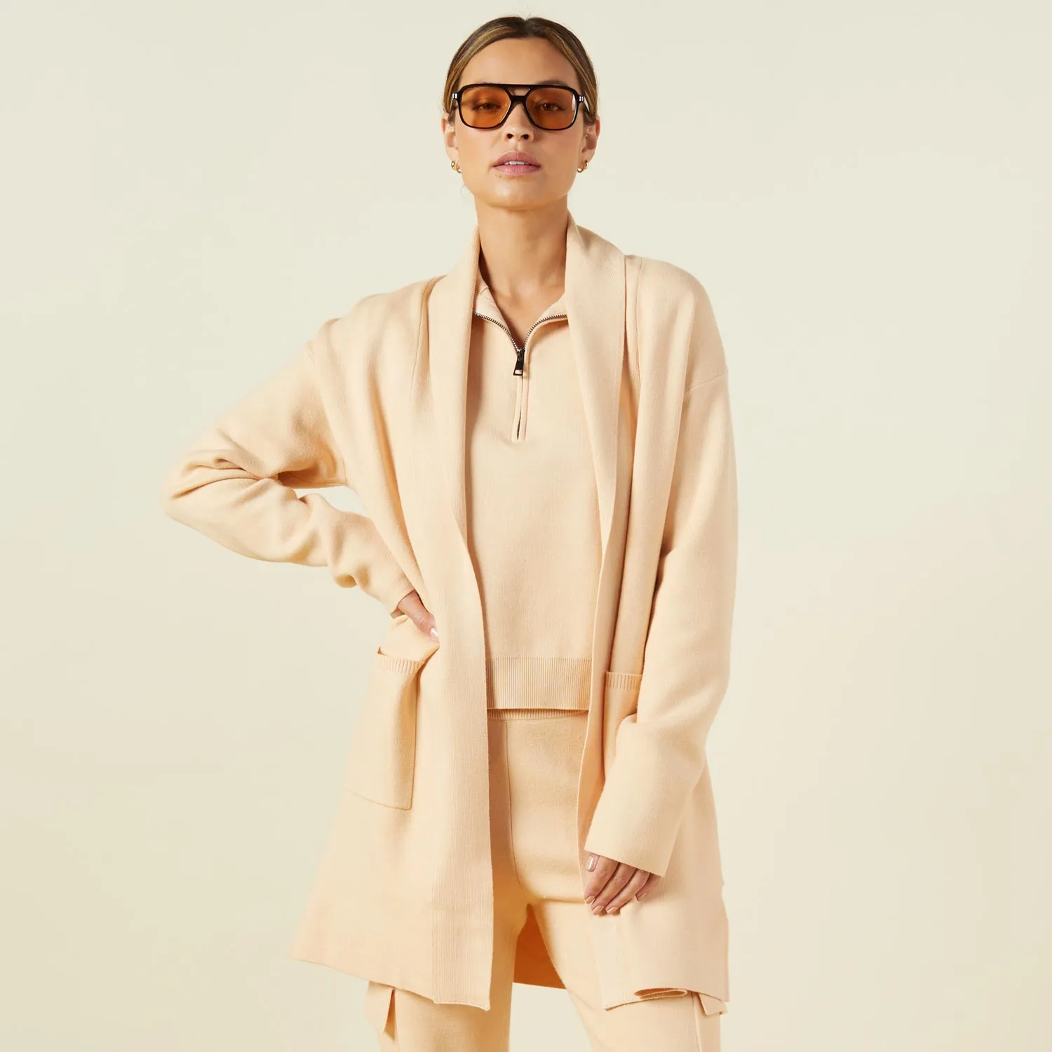 Supersoft Sweater Knit Cardigan Sleek Trend