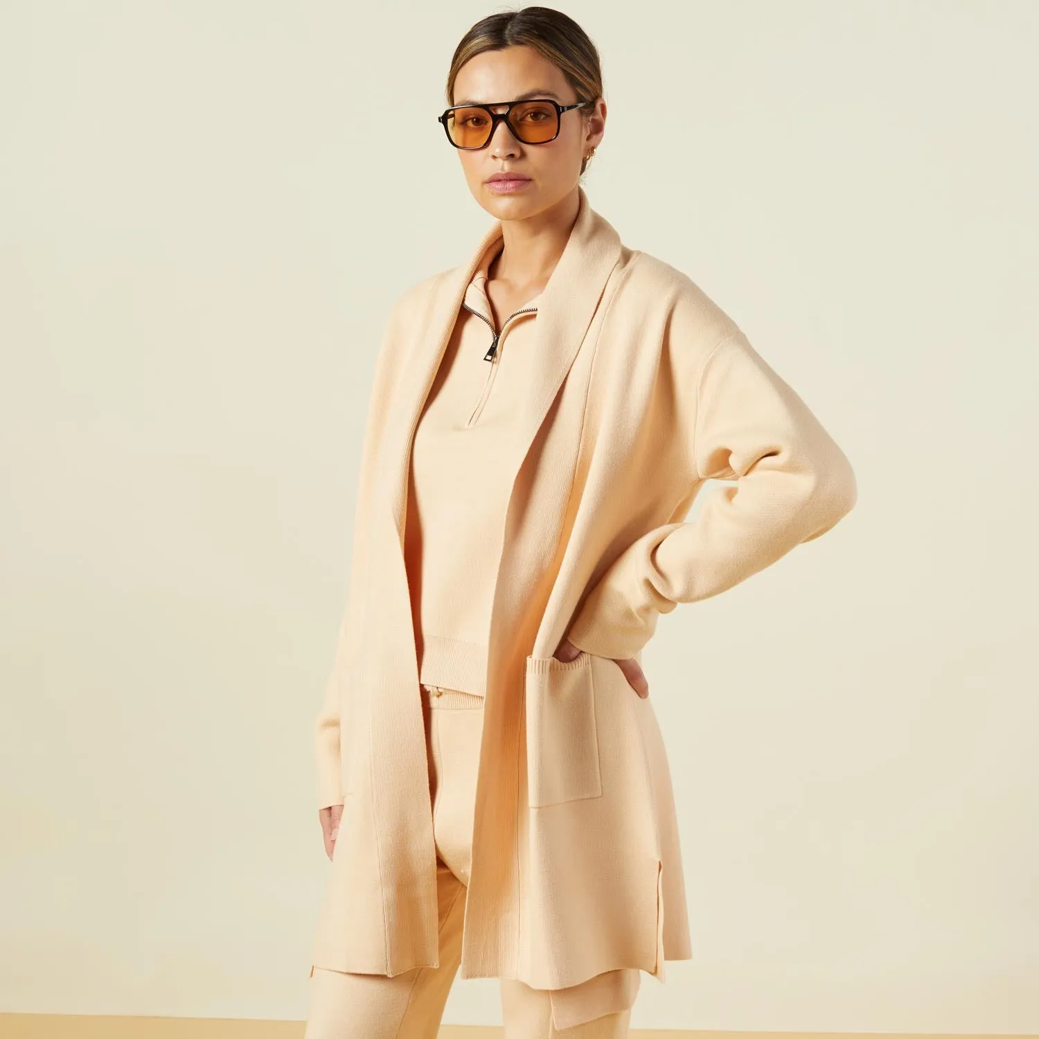 Supersoft Sweater Knit Cardigan Sleek Trend