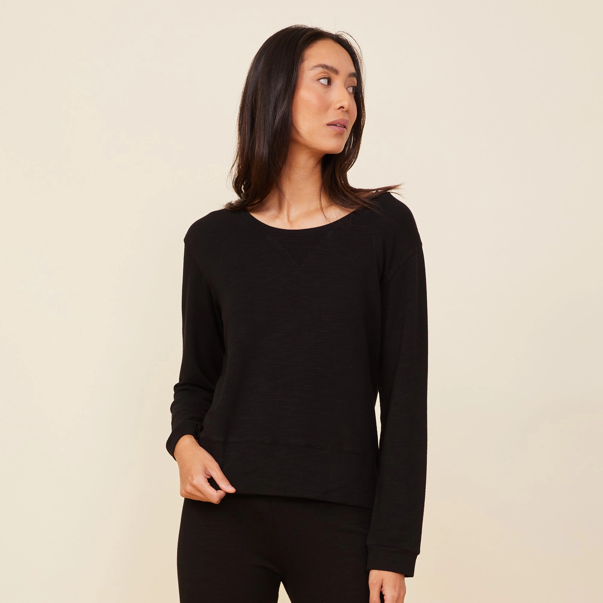 Supersoft Crew Neck Sweatshirt Casual chic