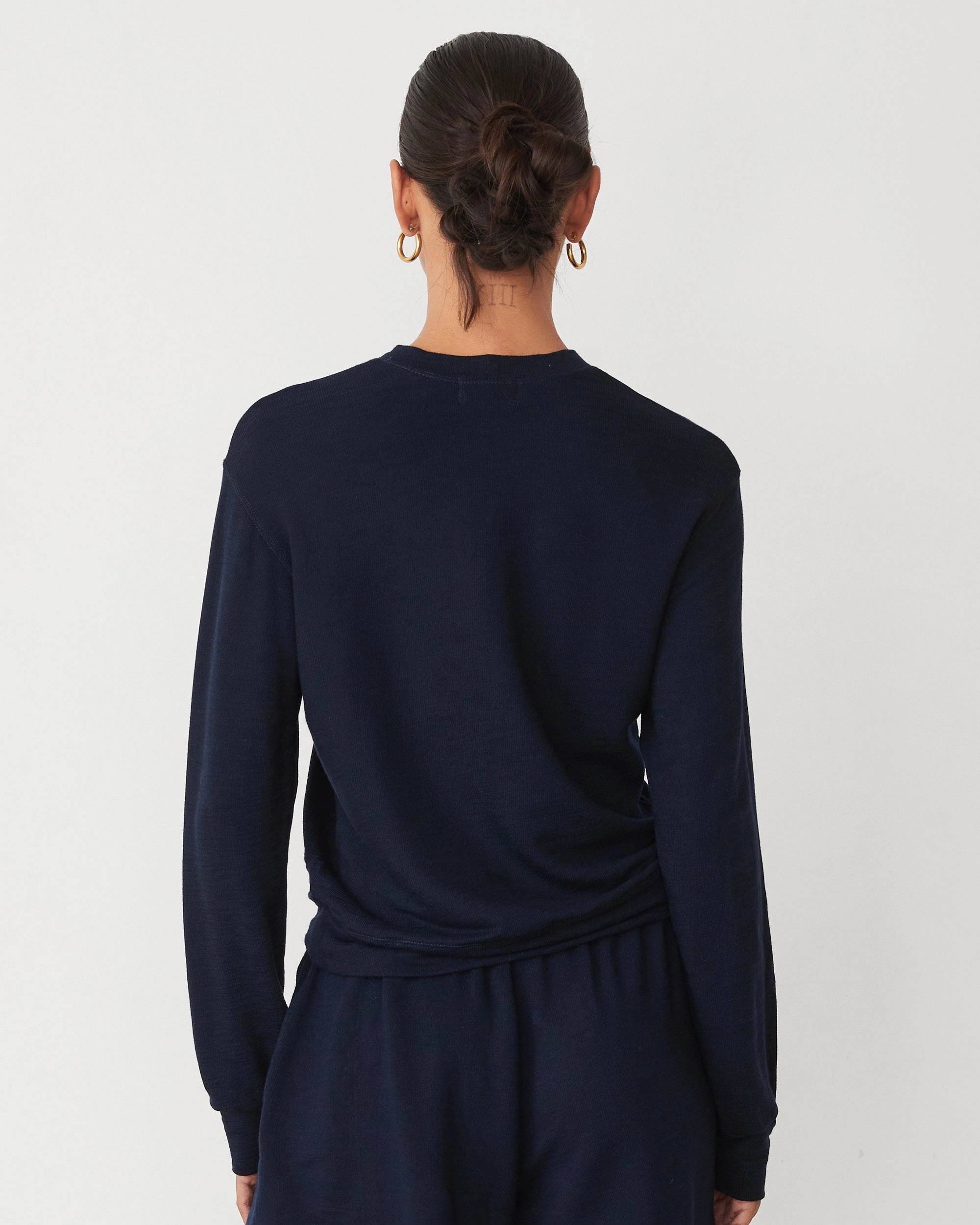 Supersoft Crew Neck Sweatshirt Minimal Trend