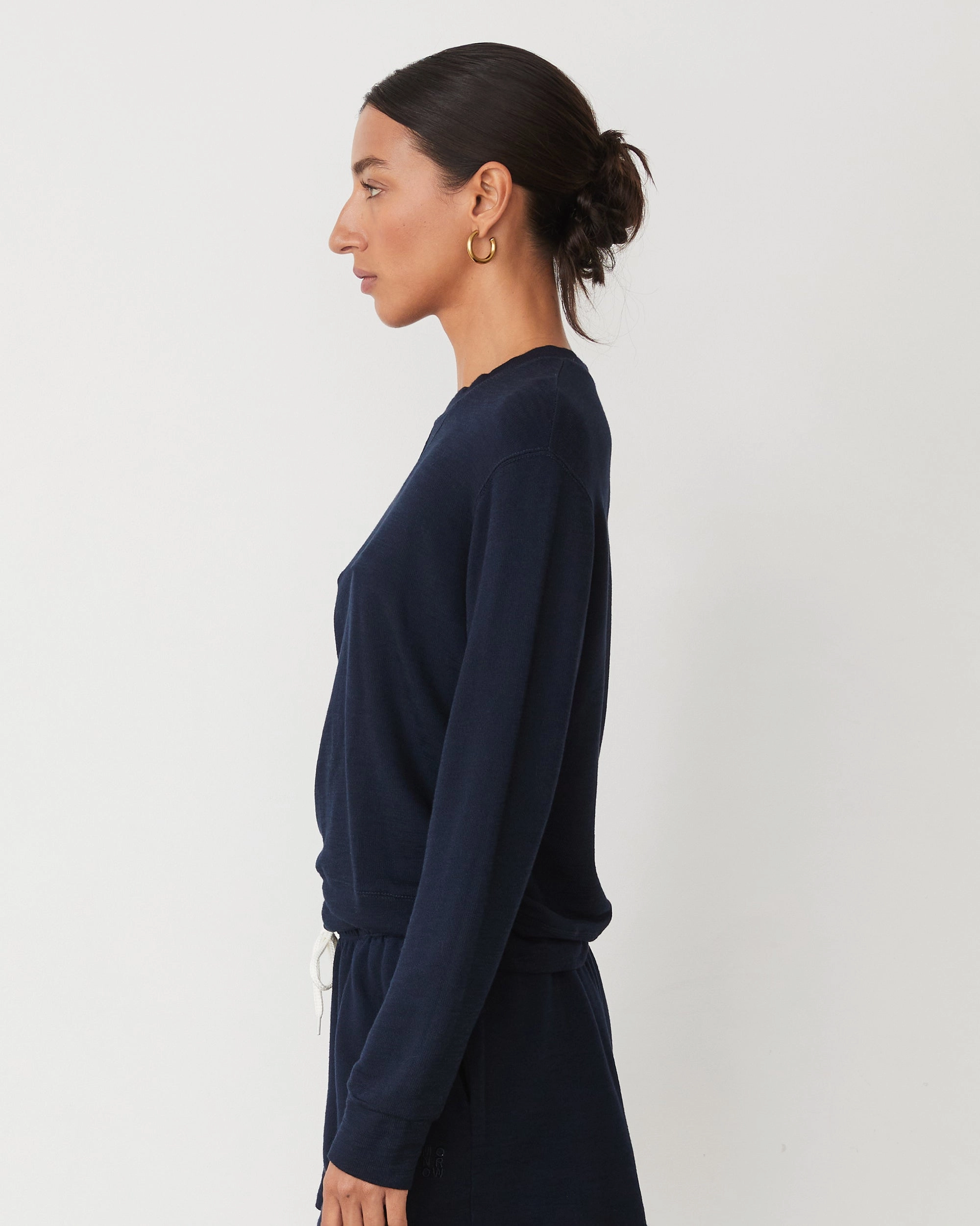 Supersoft Crew Neck Sweatshirt Minimal Trend